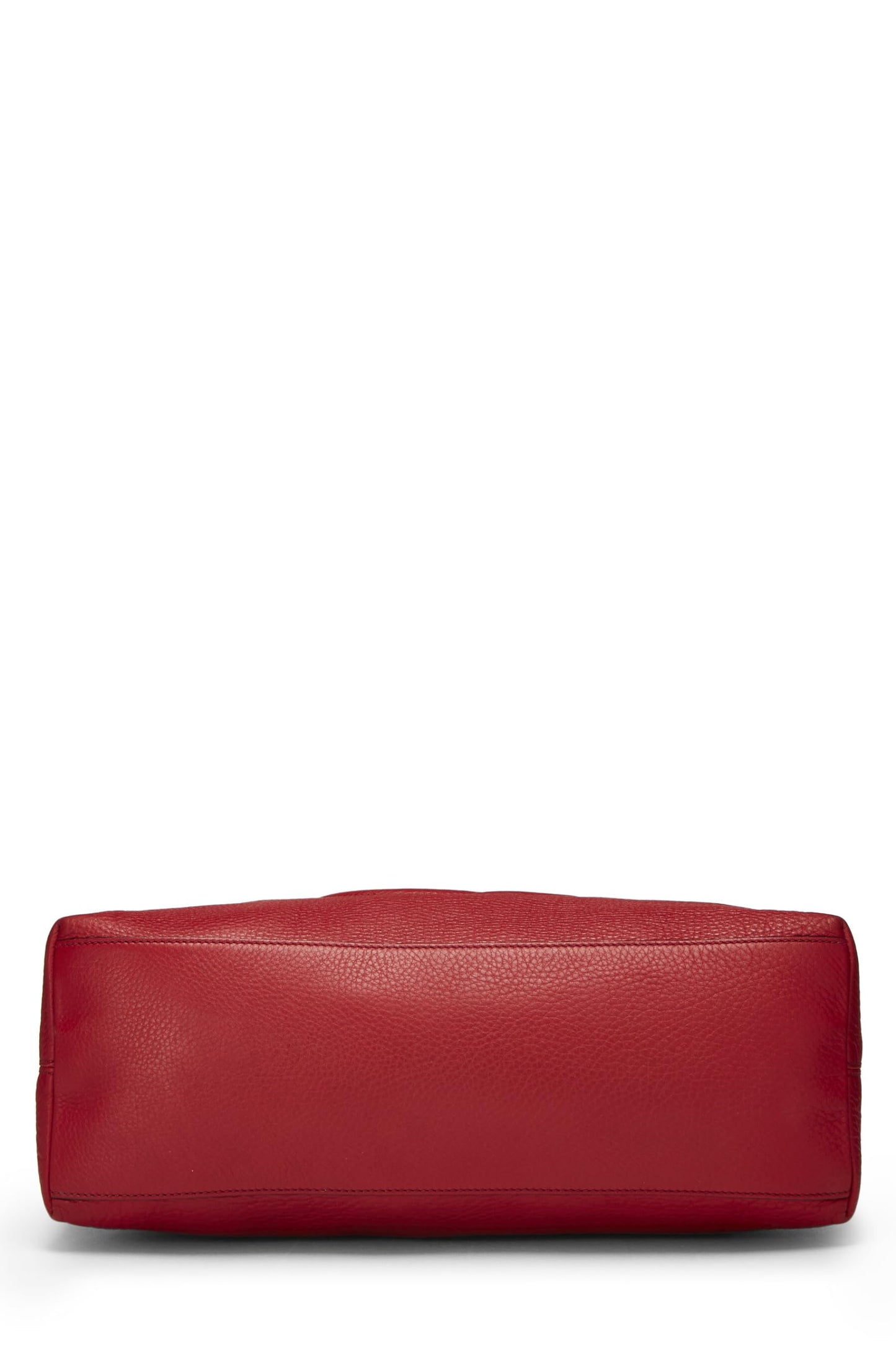 Gucci,  Red Leather Soho Chain Tote, Red