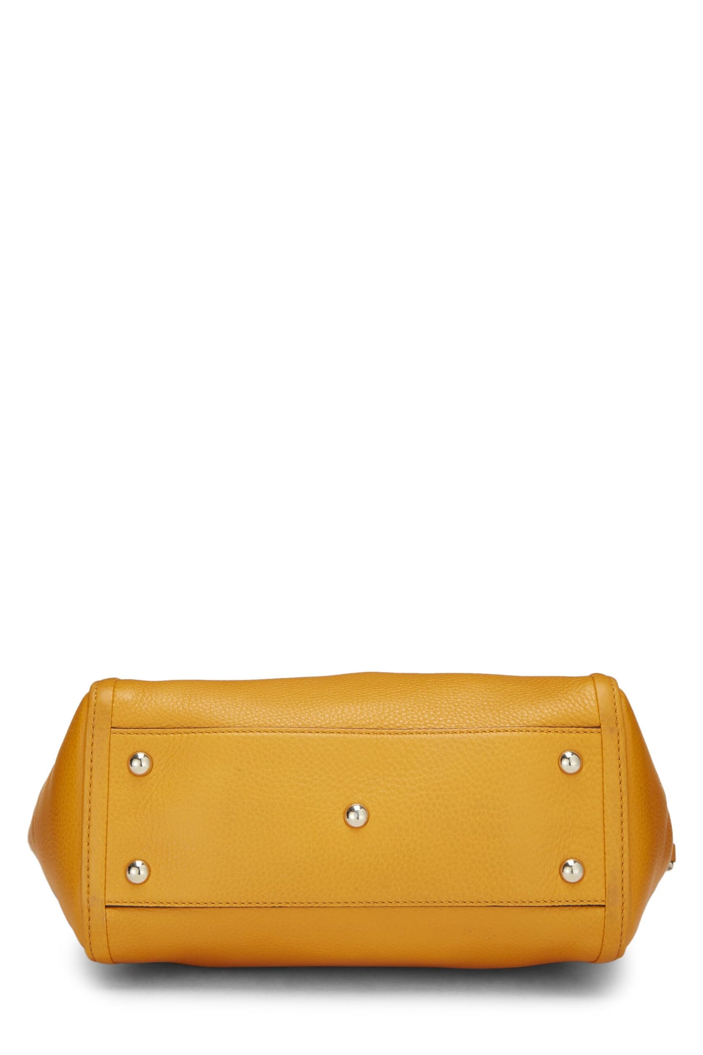 Gucci,  Orange Grained Leather Soho Top Handle Bag, Yellow