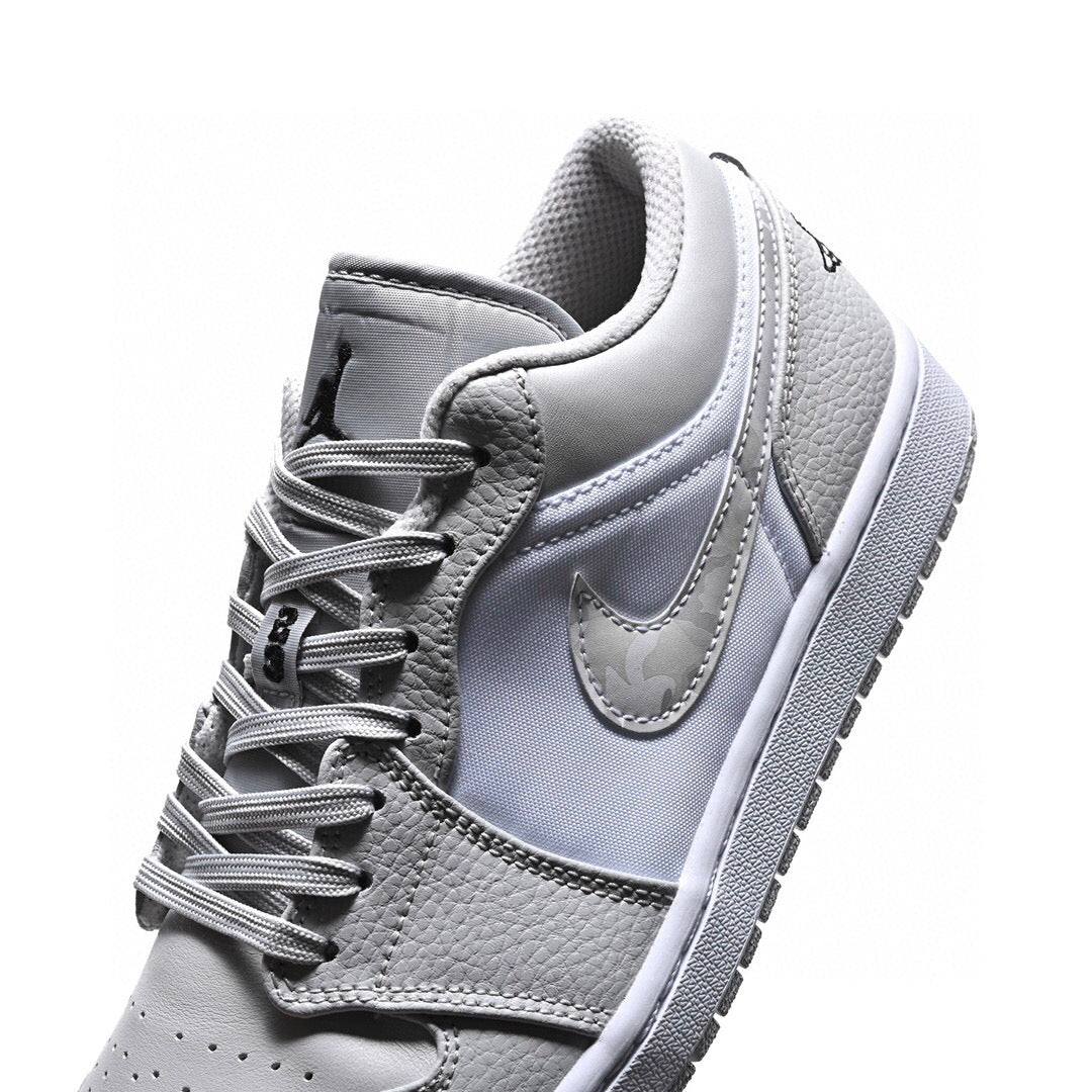 GLM - AJ1 low grey and white caGLMuflage