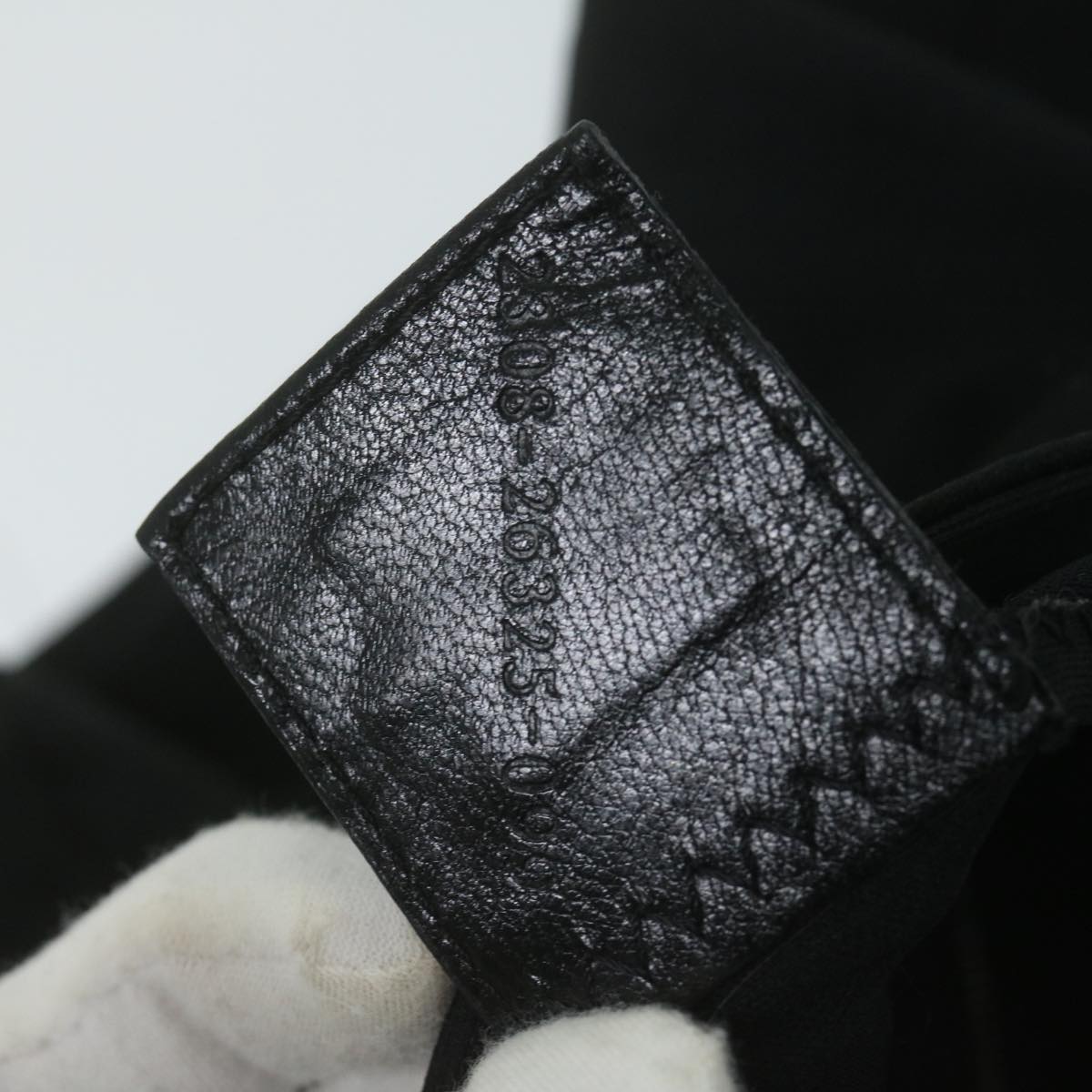 FENDI Mamma Baguette Shoulder Bag Nylon Black 62129