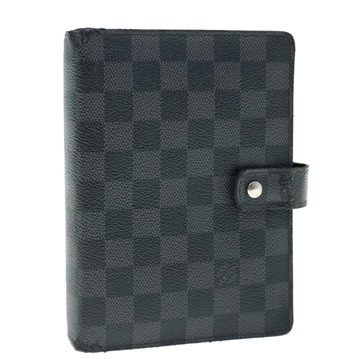 LOUIS VUITTON Damier Graphite Agenda MM Day Planner Cover R20242 LV 62143