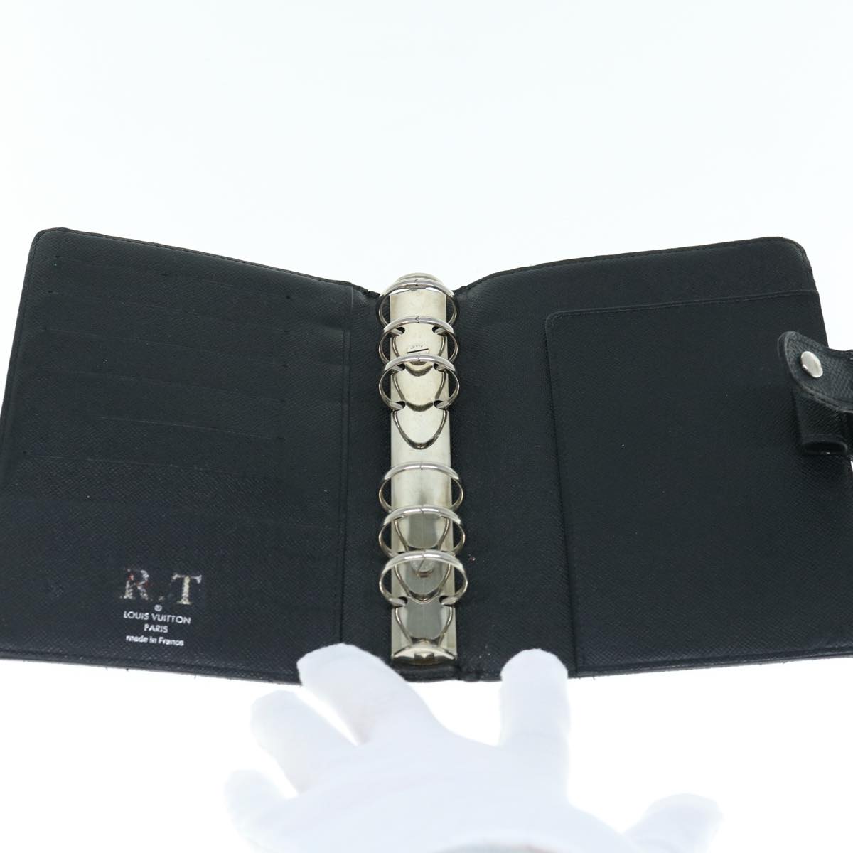 LOUIS VUITTON Damier Graphite Agenda MM Day Planner Cover R20242 LV 62143
