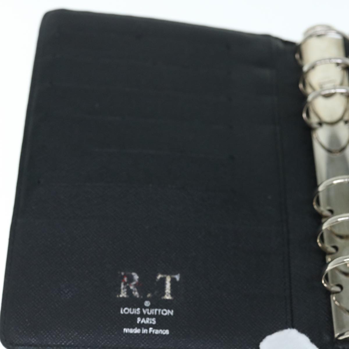 LOUIS VUITTON Damier Graphite Agenda MM Day Planner Cover R20242 LV 62143