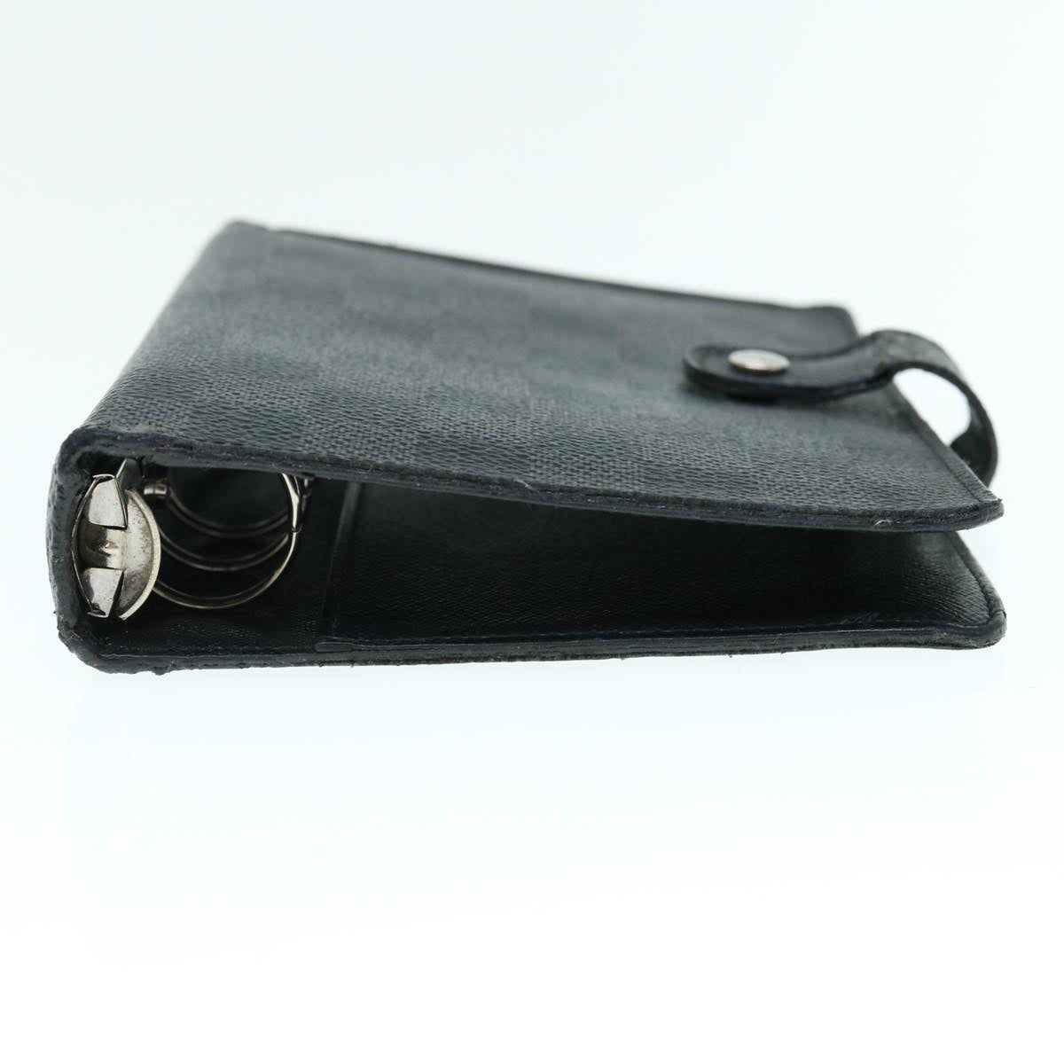 LOUIS VUITTON Damier Graphite Agenda MM Day Planner Cover R20242 LV 62143