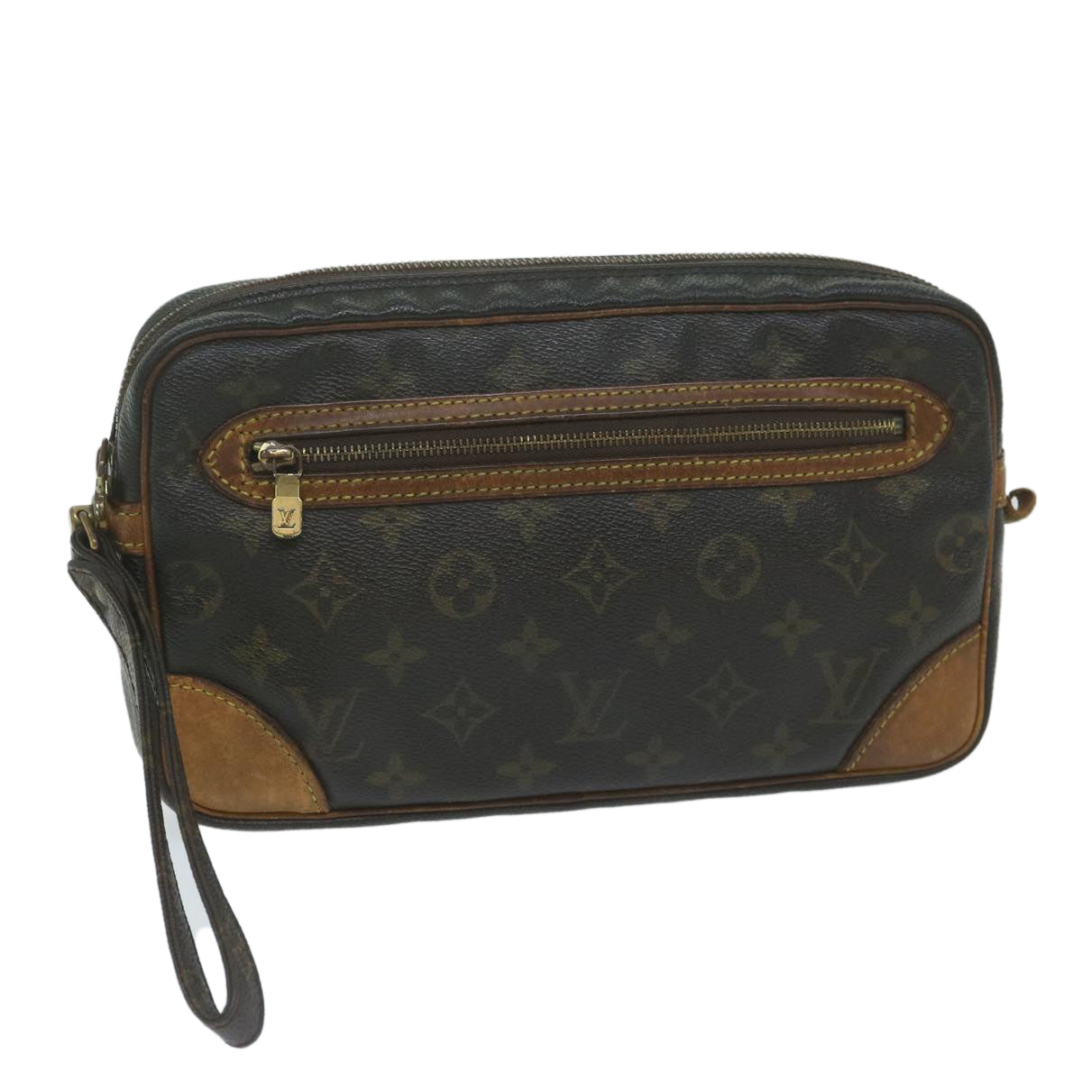LOUIS VUITTON Monogram Marly Dragonne GM Clutch Bag M51825 LV 62145
