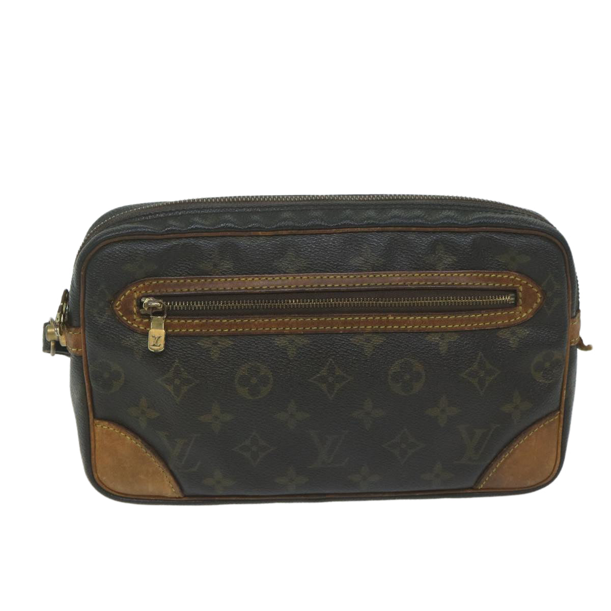 LOUIS VUITTON Monogram Marly Dragonne GM Clutch Bag M51825 LV 62145