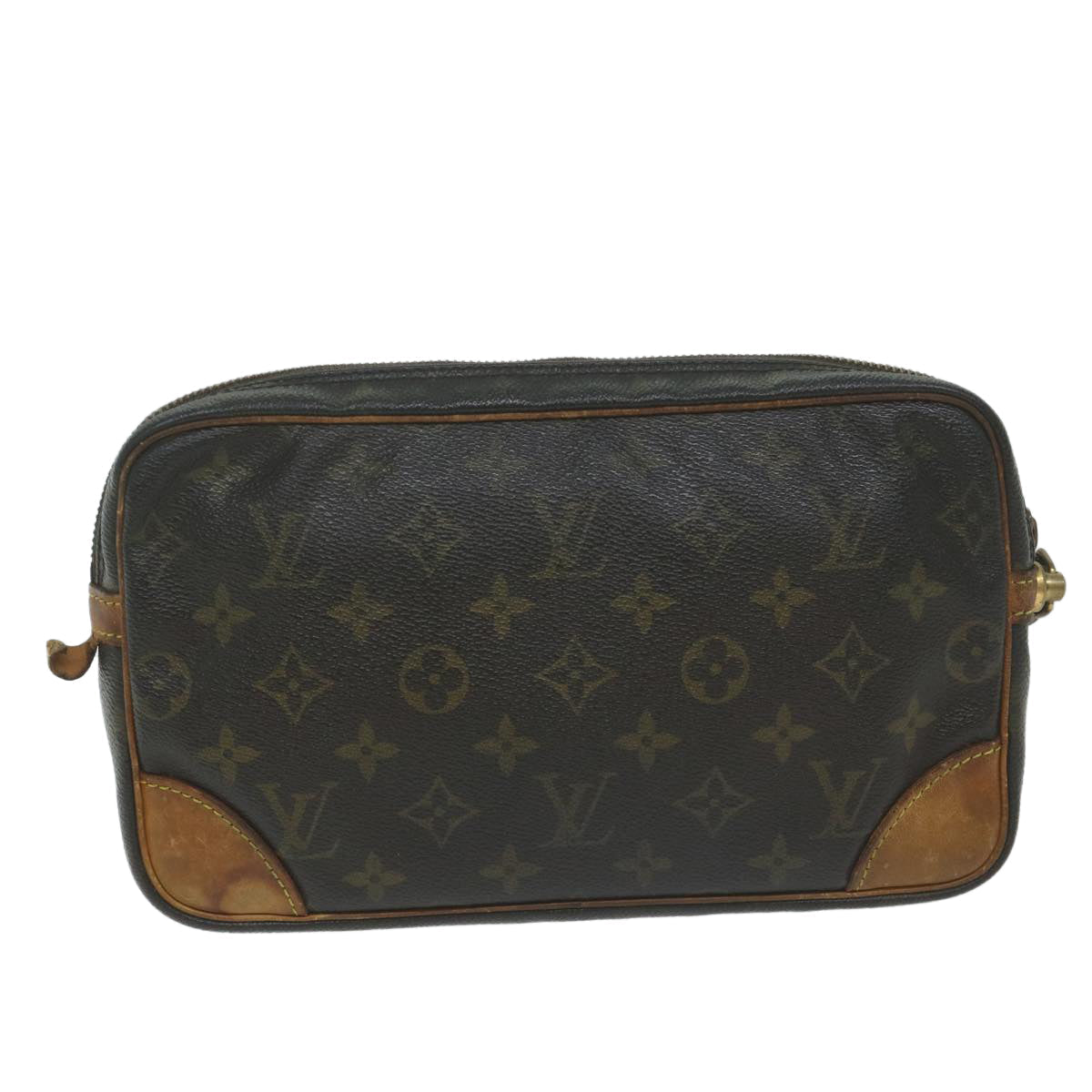 LOUIS VUITTON Monogram Marly Dragonne GM Clutch Bag M51825 LV 62145