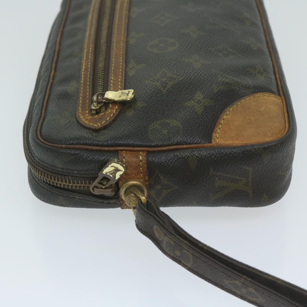 LOUIS VUITTON Monogram Marly Dragonne GM Clutch Bag M51825 LV 62145