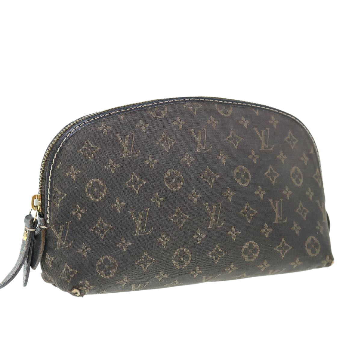 LOUIS VUITTON Monogram Idylle Pochette Cosmetic Pouch Brown M40375 LV 62148