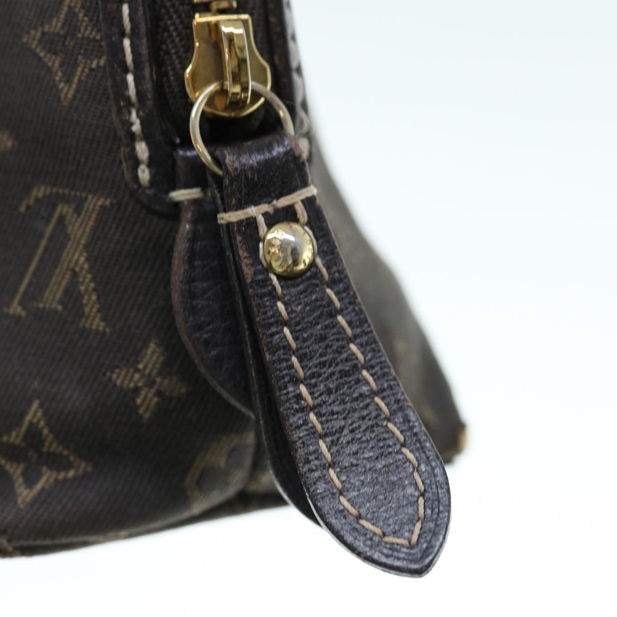 LOUIS VUITTON Monogram Idylle Pochette Cosmetic Pouch Brown M40375 LV 62148
