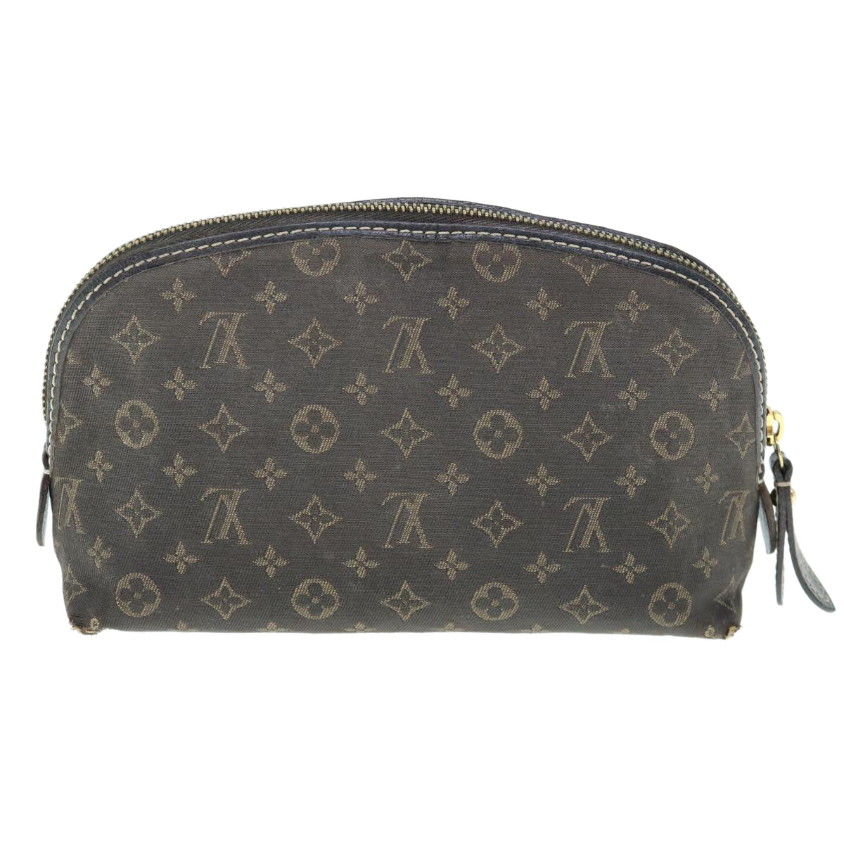 LOUIS VUITTON Monogram Idylle Pochette Cosmetic Pouch Brown M40375 LV 62148