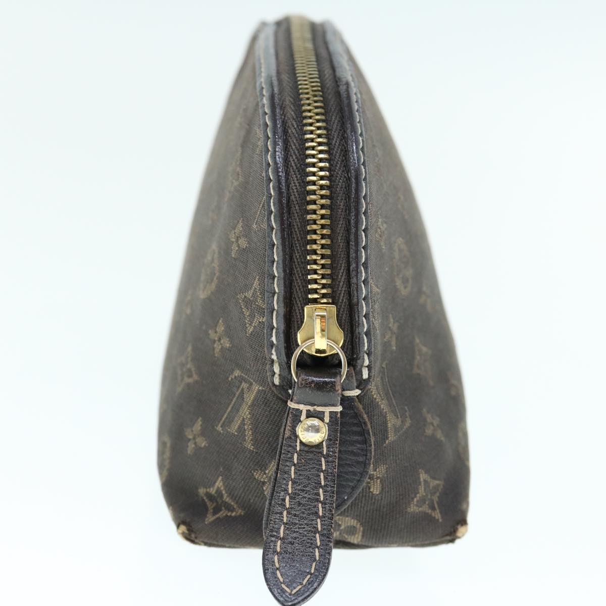 LOUIS VUITTON Monogram Idylle Pochette Cosmetic Pouch Brown M40375 LV 62148
