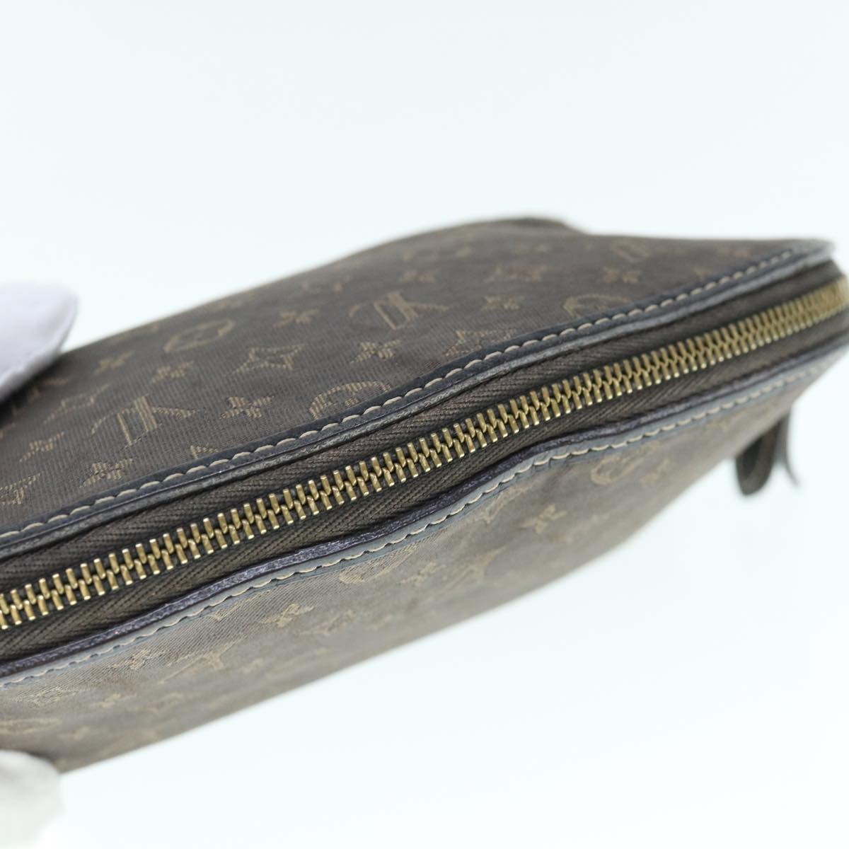 LOUIS VUITTON Monogram Idylle Pochette Cosmetic Pouch Brown M40375 LV 62148