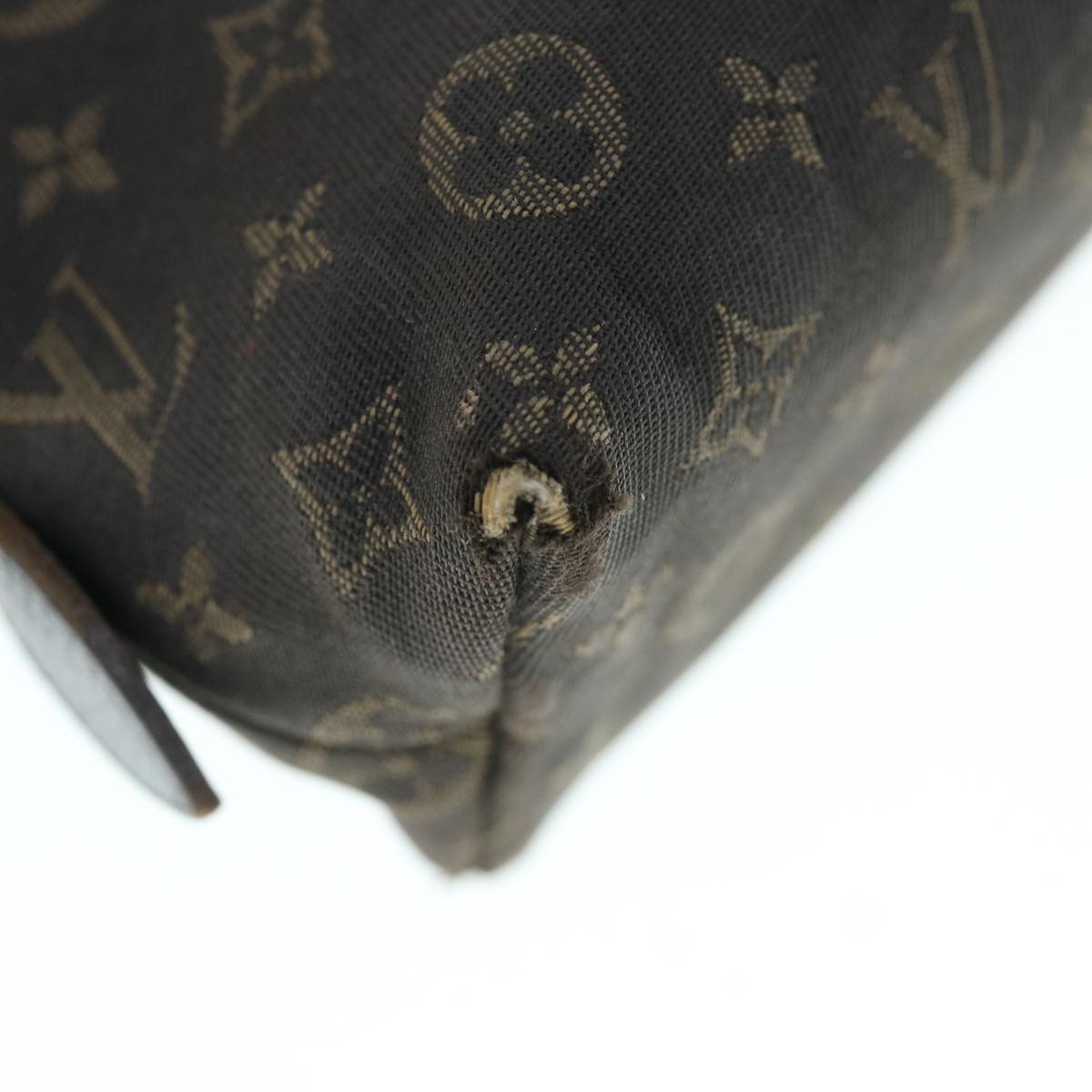 LOUIS VUITTON Monogram Idylle Pochette Cosmetic Pouch Brown M40375 LV 62148