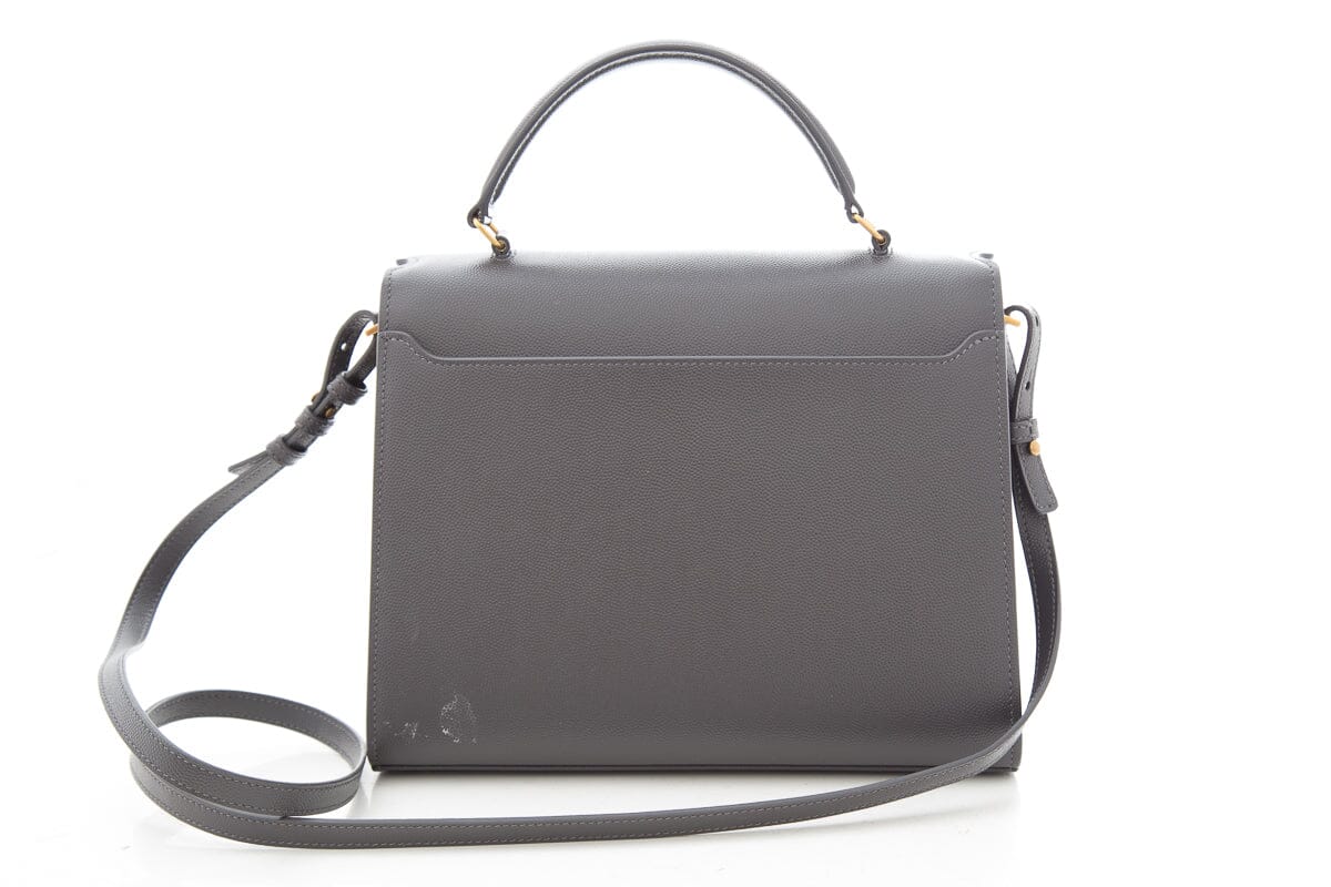 YSL Grey Cassandra Medium Handbag