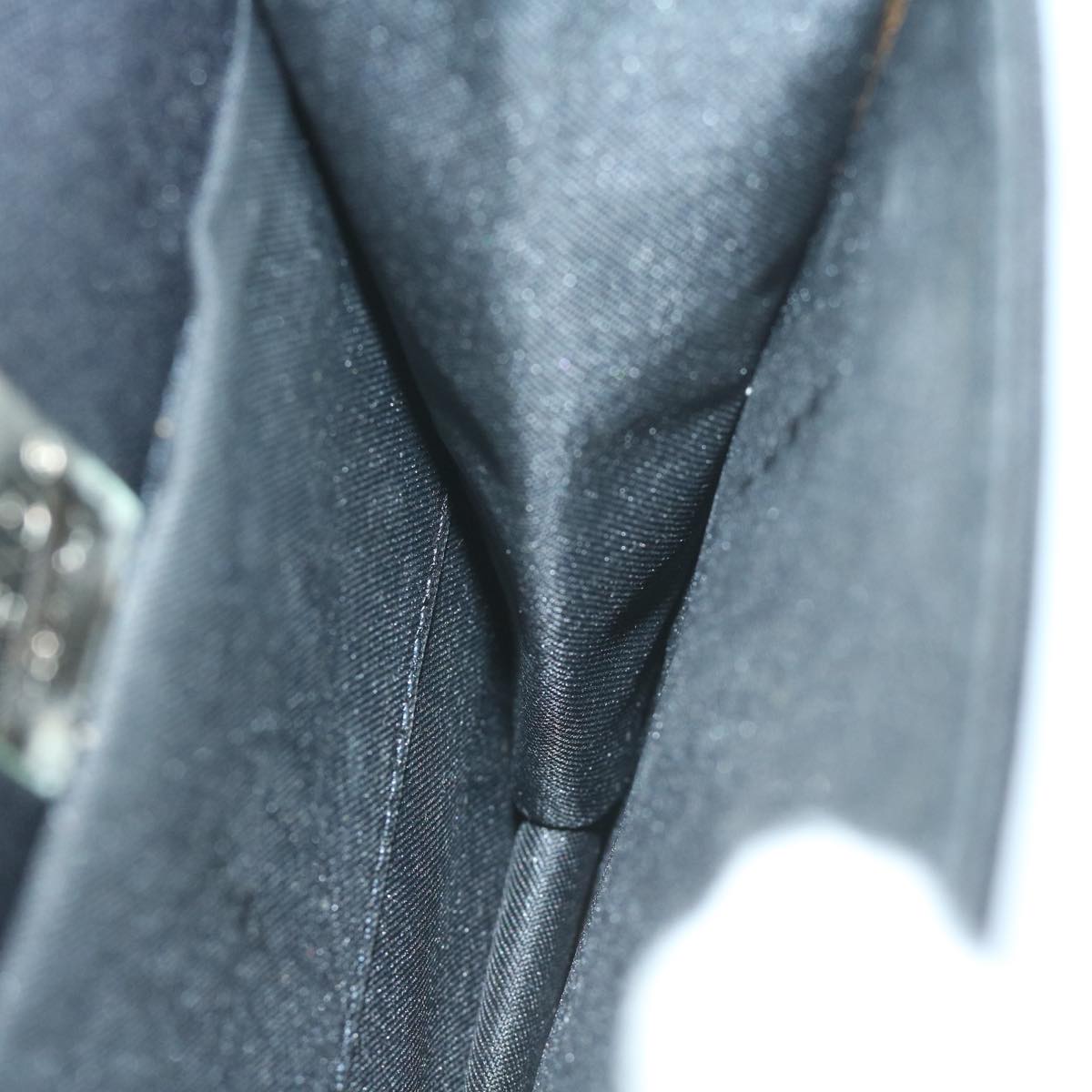 FENDI Mamma Shoulder Bag Nylon Black 62178