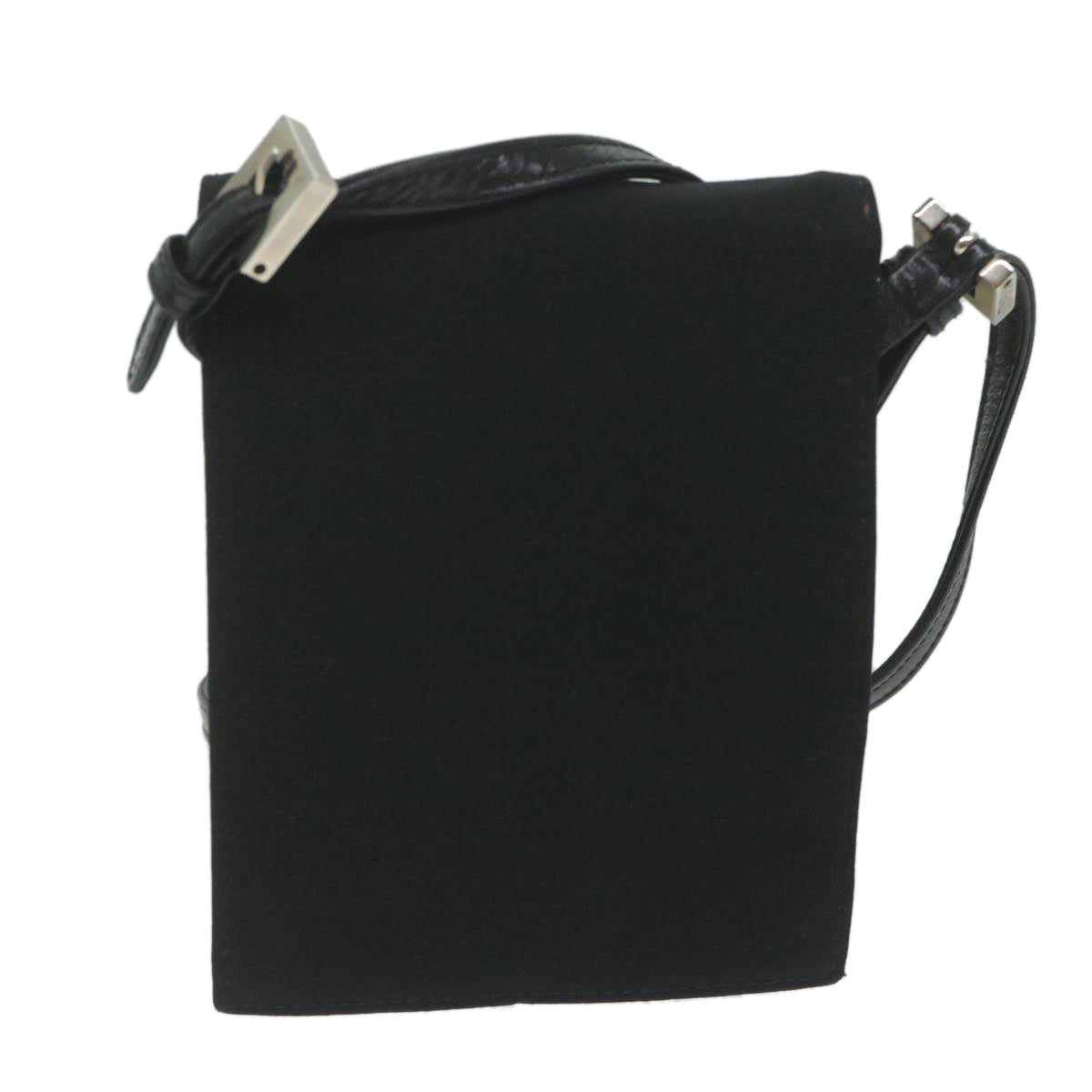 FENDI Mamma Shoulder Bag Nylon Black 62178