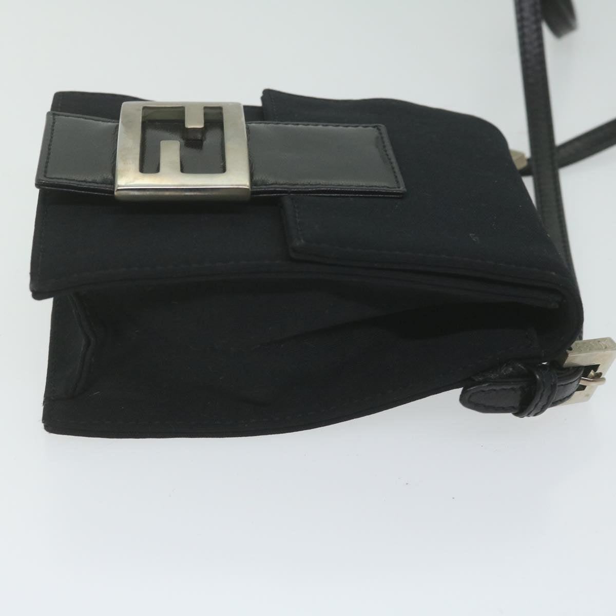 FENDI Mamma Shoulder Bag Nylon Black 62178