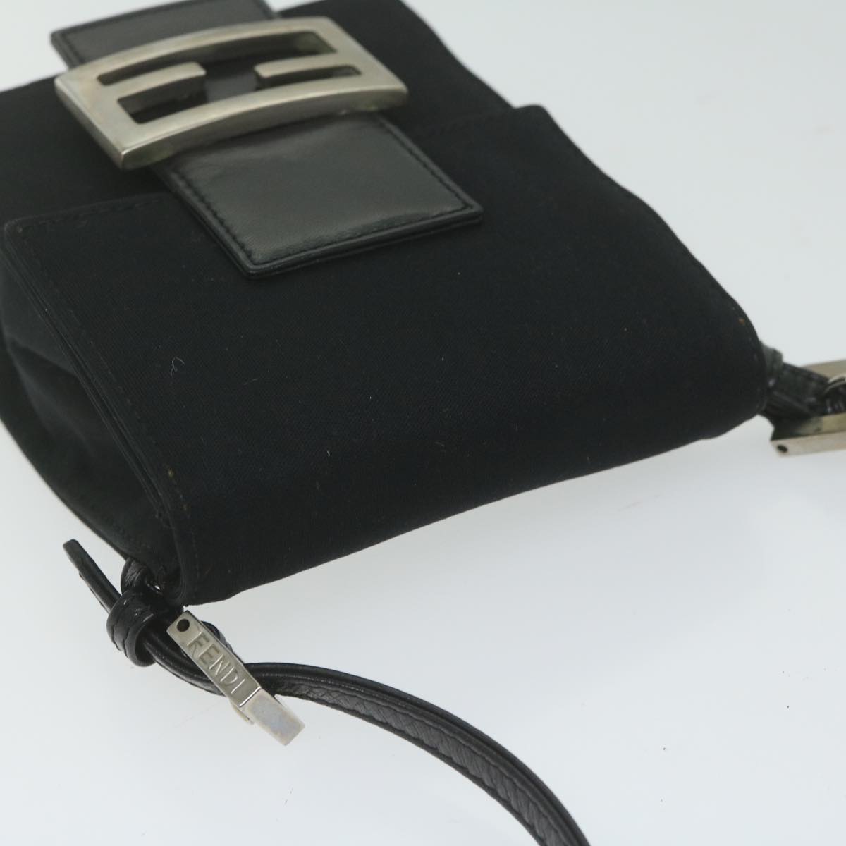FENDI Mamma Shoulder Bag Nylon Black 62178