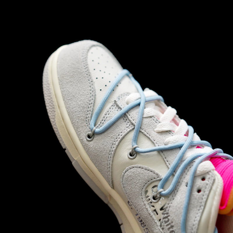 GLM - OW x Dunk (NO.38) light blue shoelace pink buckle
