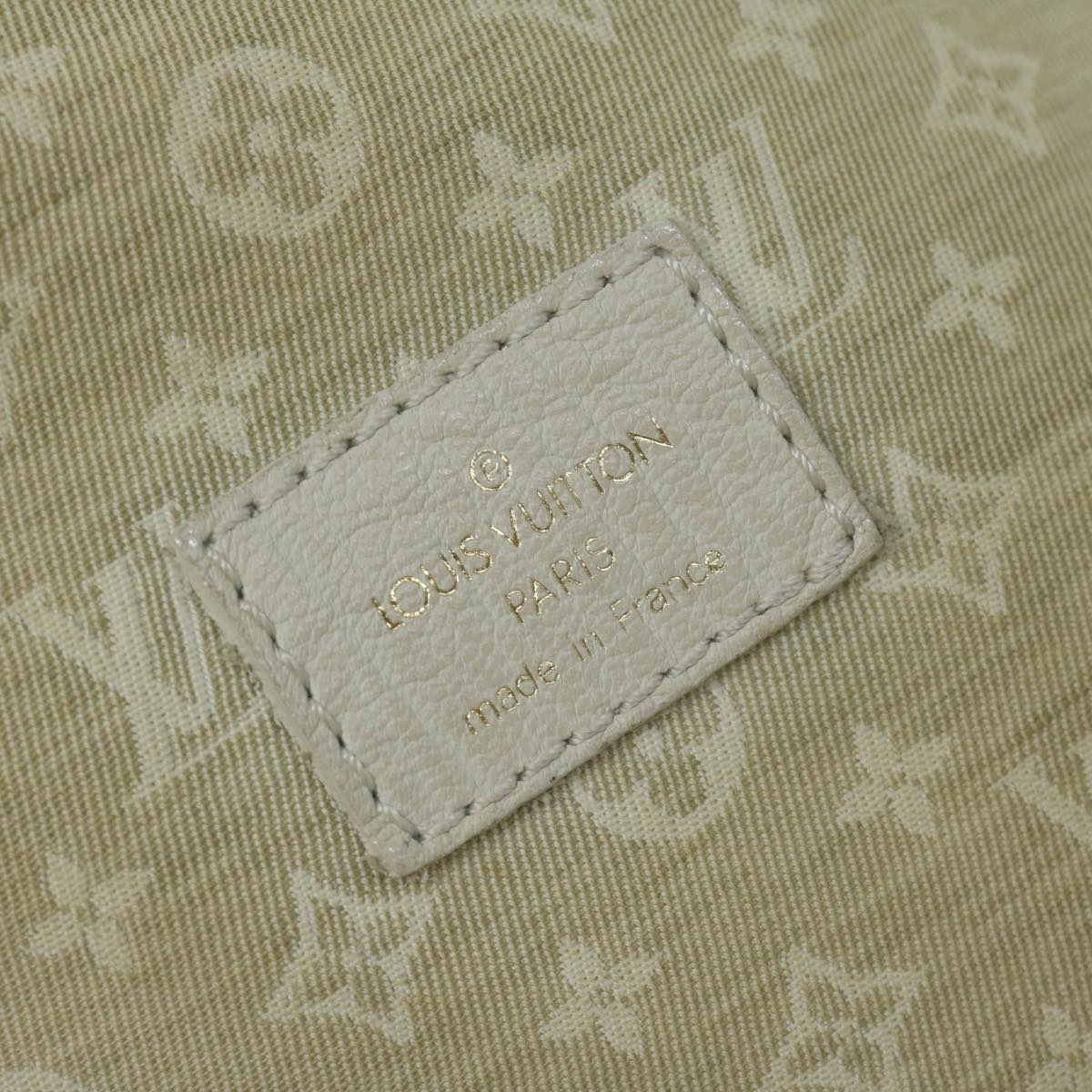 LOUIS VUITTON Monogram Mini Lin Saumur PM Shoulder Bag Ivory M95314 62201