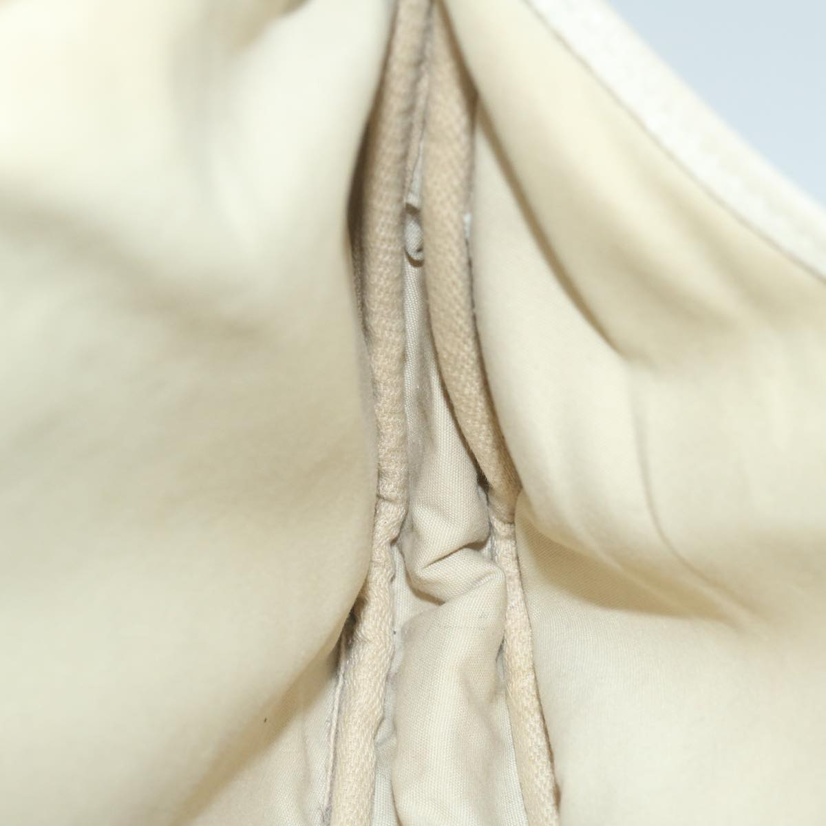 LOUIS VUITTON Monogram Mini Lin Saumur PM Shoulder Bag Ivory M95314 62201