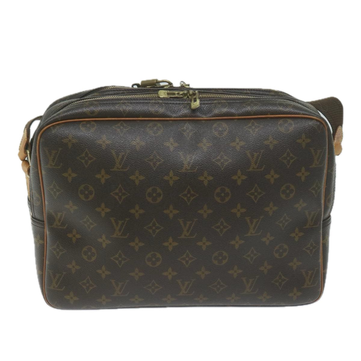 LOUIS VUITTON Monogram Reporter GM Shoulder Bag M45252 LV 62225