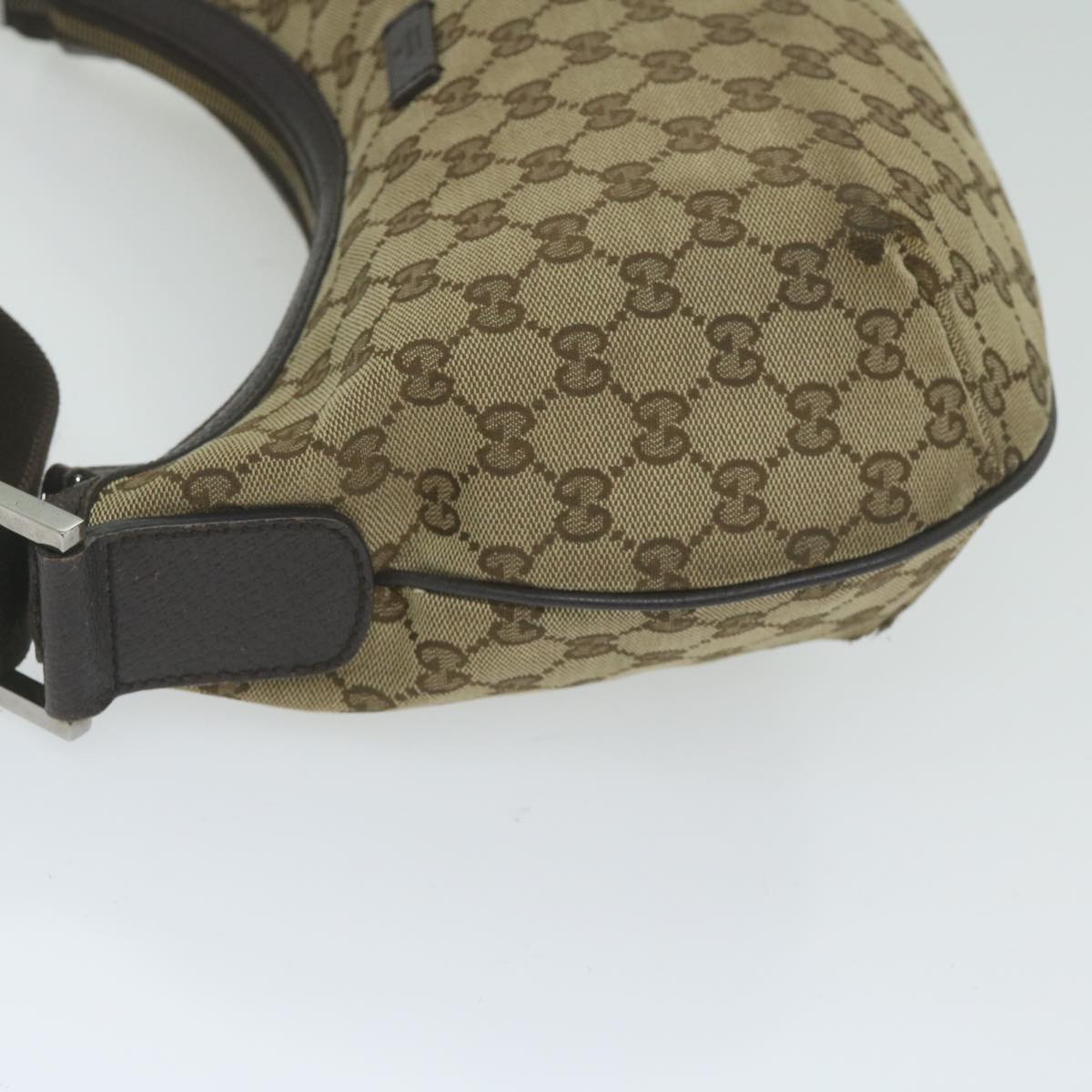 GUCCI GG Canvas Shoulder Bag Beige 181092 62236