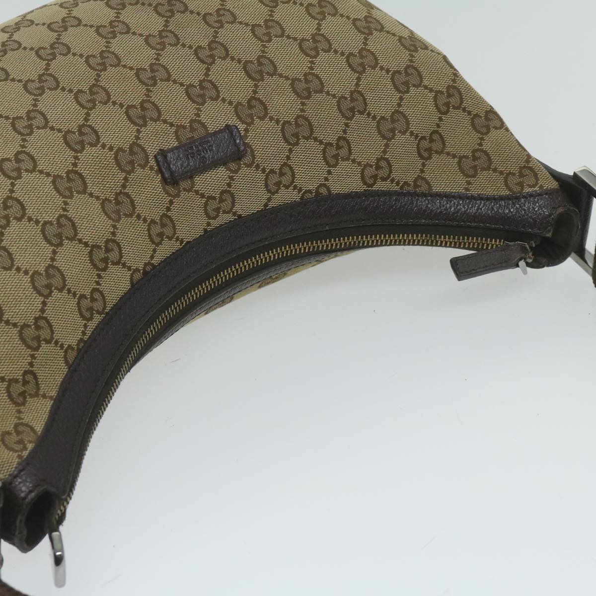 GUCCI GG Canvas Shoulder Bag Beige 181092 62236