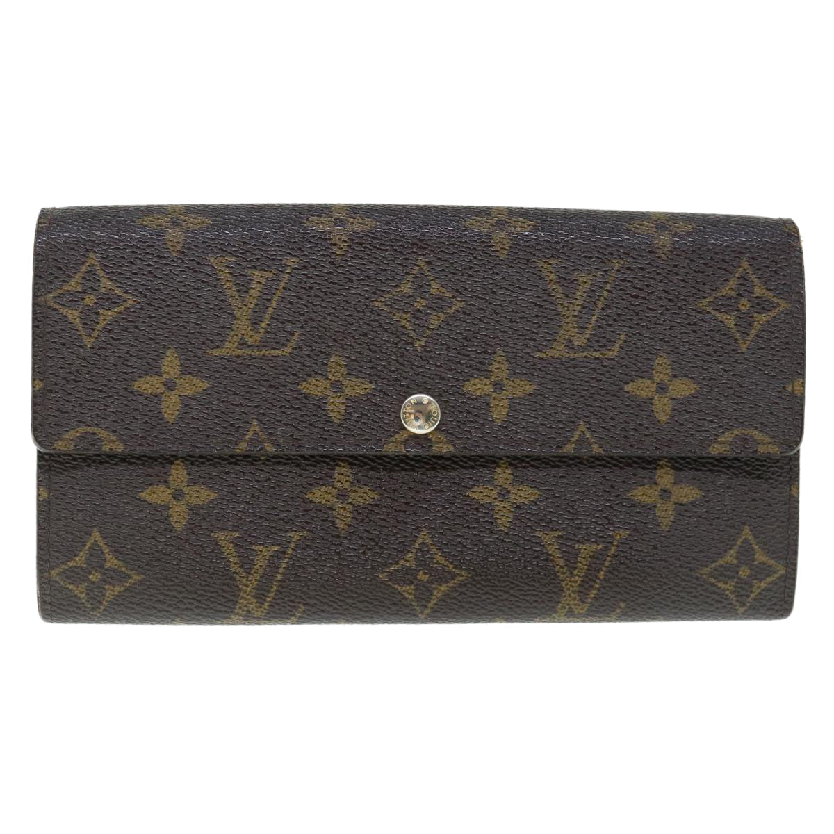 LOUIS VUITTON Monogram Portefeuille Sarah Long Wallet M60531 LV 62254