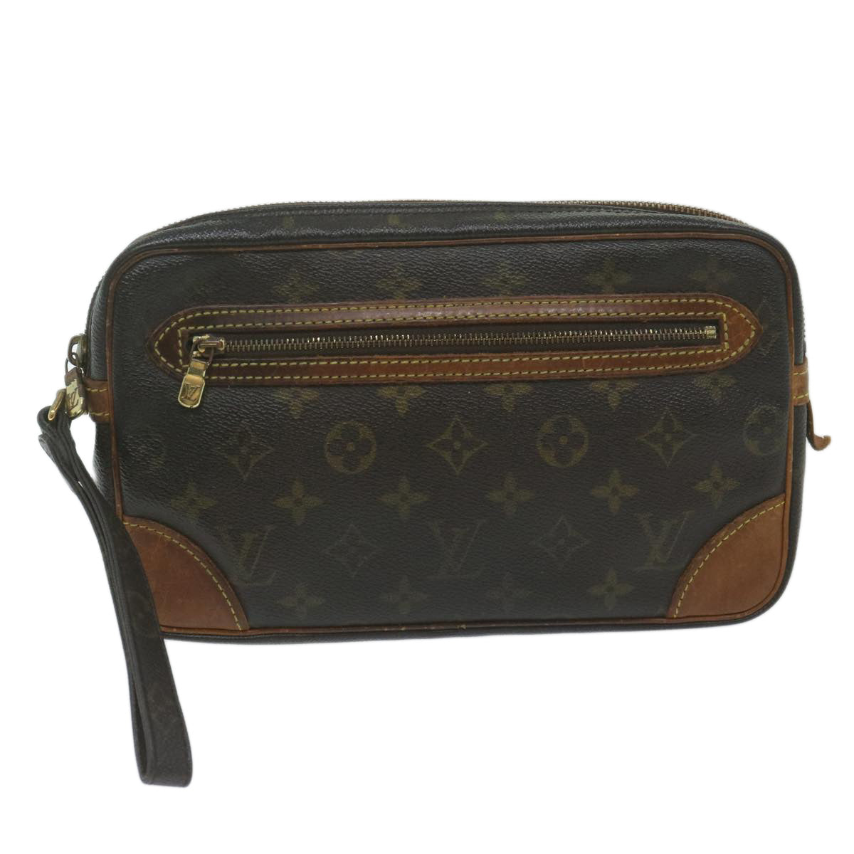 LOUIS VUITTON Monogram Marly Dragonne GM Clutch Bag M51825 LV 62449