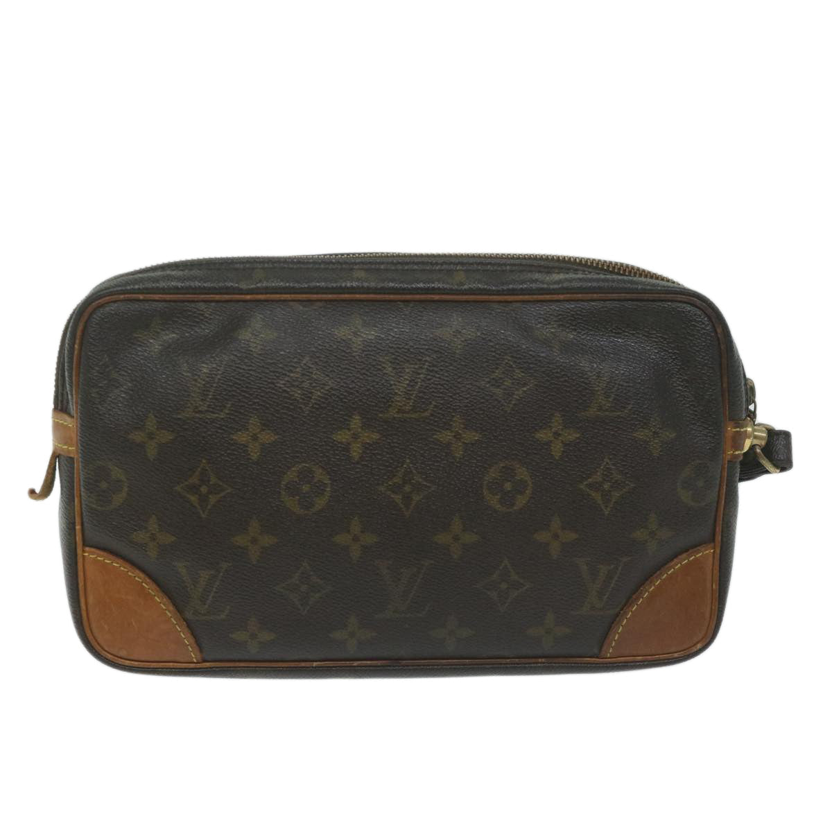 LOUIS VUITTON Monogram Marly Dragonne GM Clutch Bag M51825 LV 62449