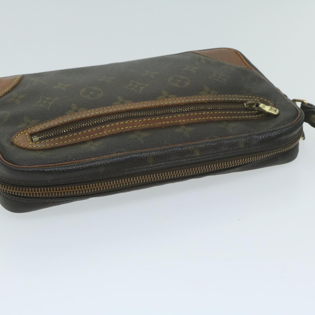 LOUIS VUITTON Monogram Marly Dragonne GM Clutch Bag M51825 LV 62449