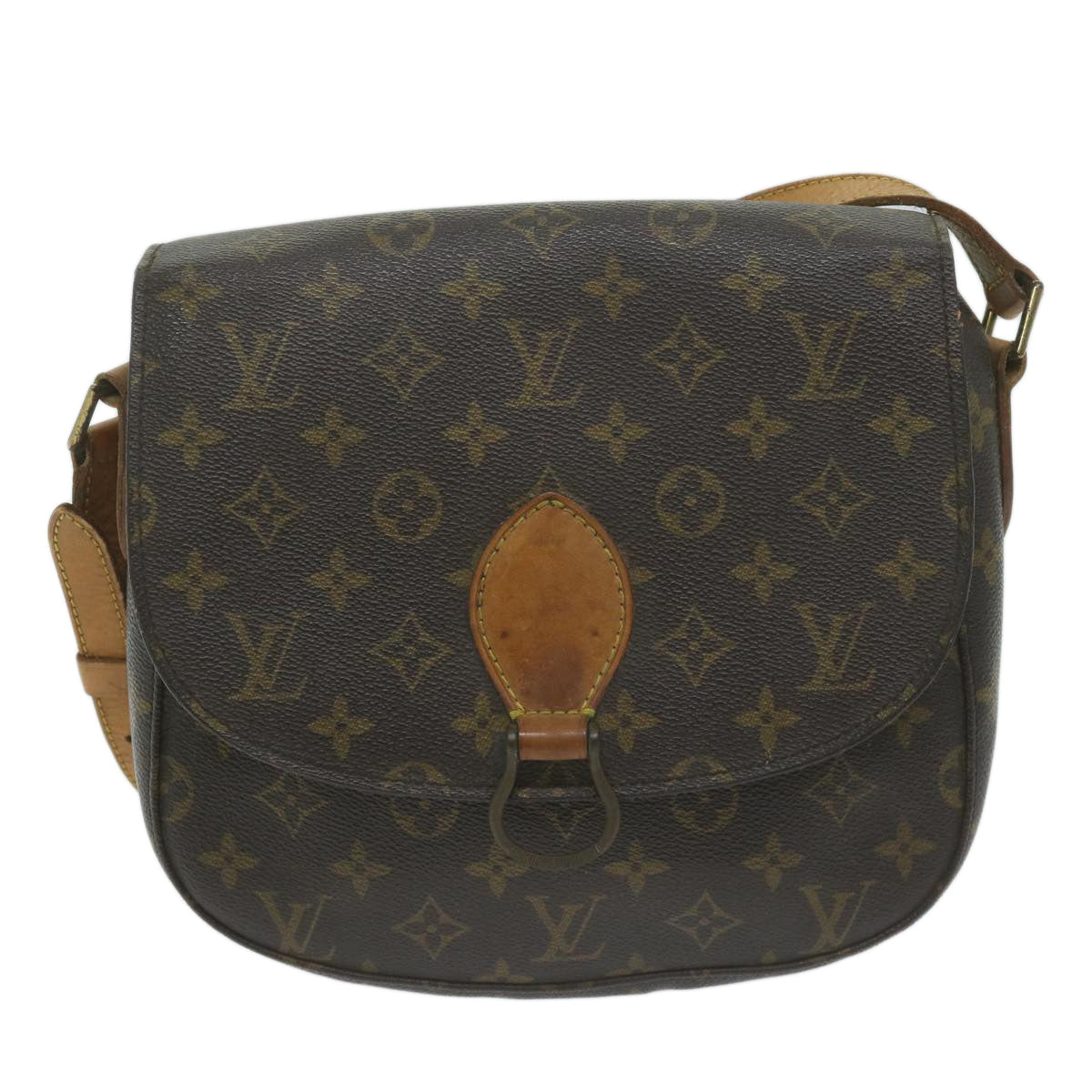 LOUIS VUITTON Monogram Saint Cloud GM Shoulder Bag M51242 LV 62452
