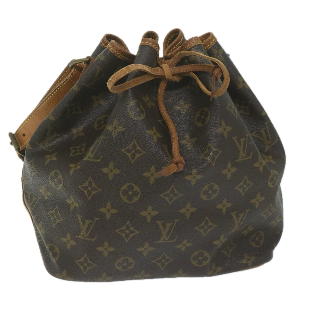 LOUIS VUITTON Monogram Petit Noe Shoulder Bag M42226 LV 62510