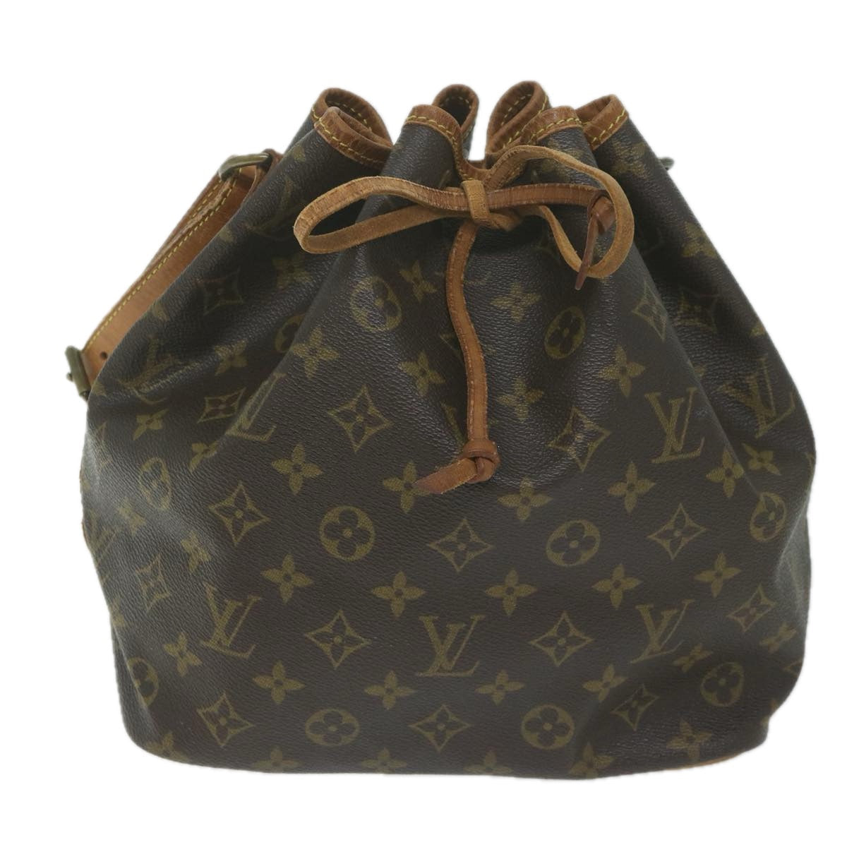 LOUIS VUITTON Monogram Petit Noe Shoulder Bag M42226 LV 62510