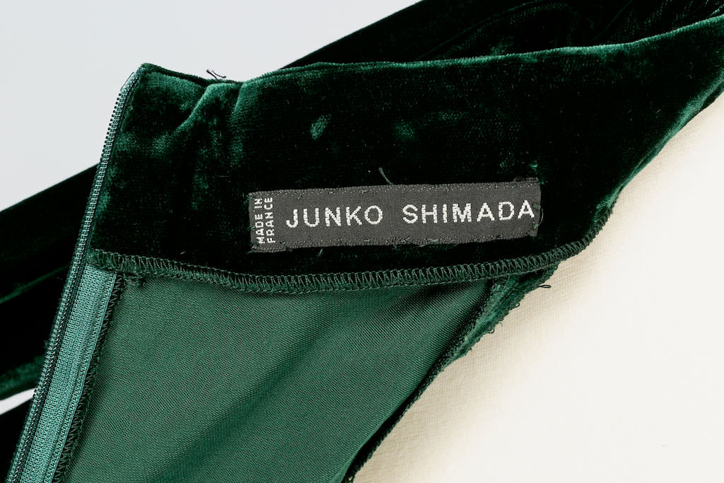 Robe en velours Junko Shimada