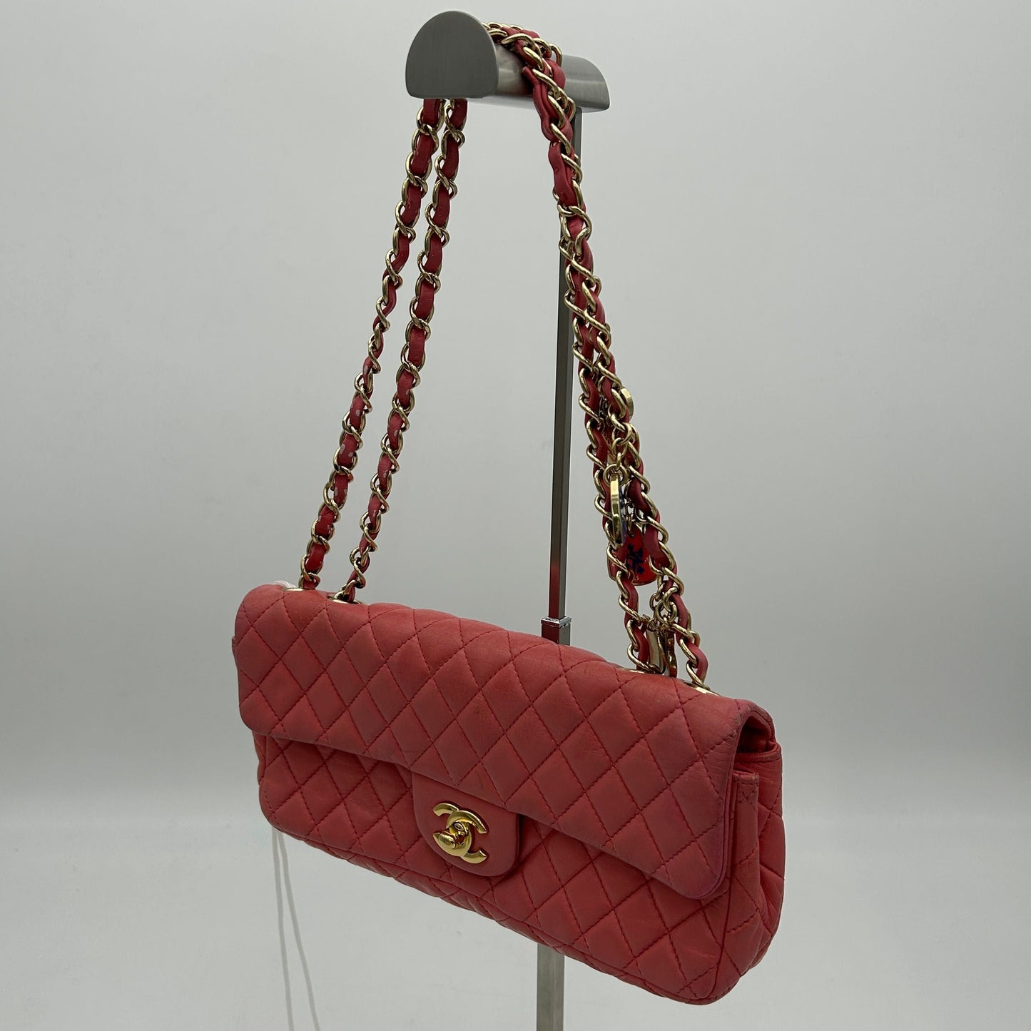 Chanel Camellia Charm Single Flap Bag LA3010