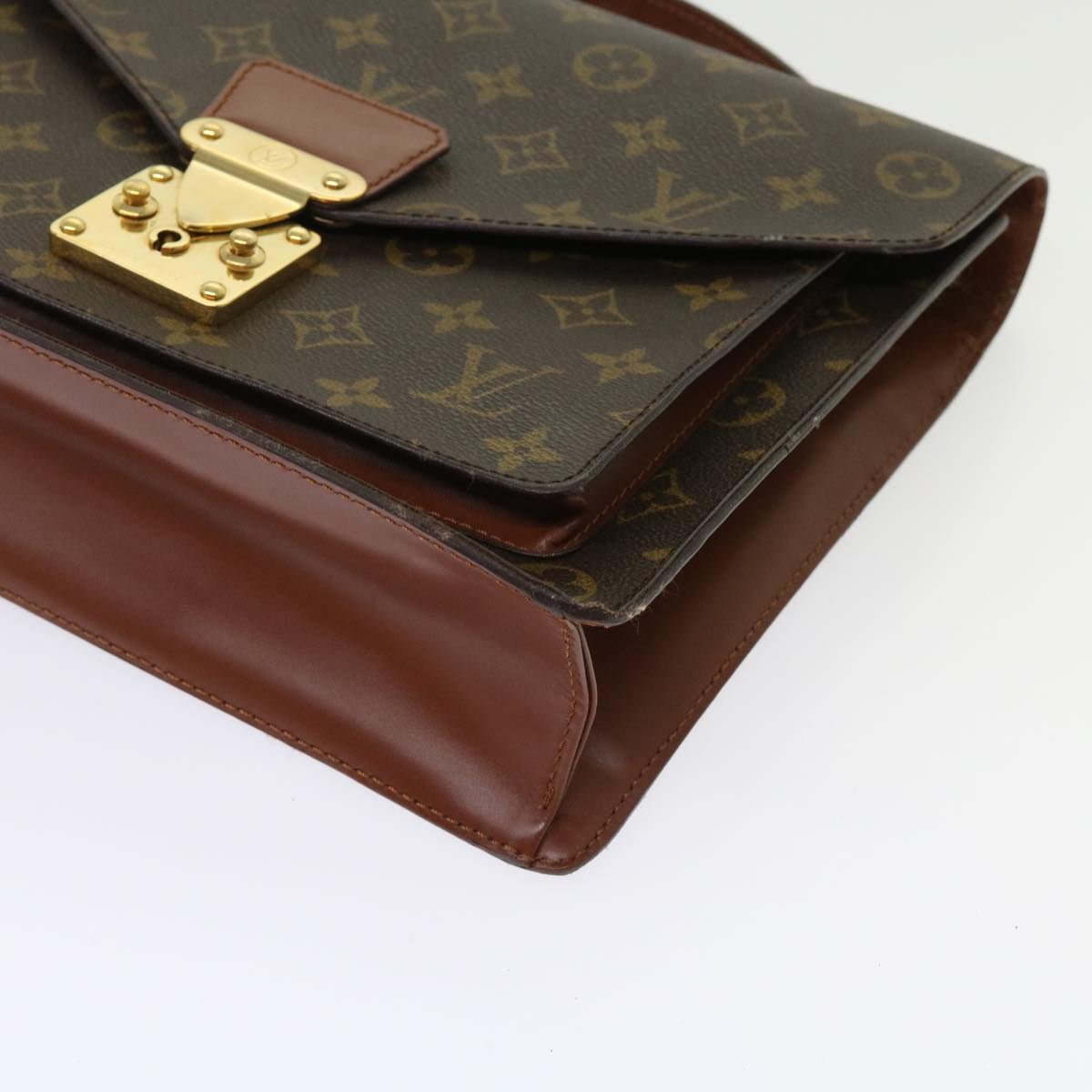 LOUIS VUITTON Monogram Monceau 28 Hand Bag 2way M51185 LV 62788