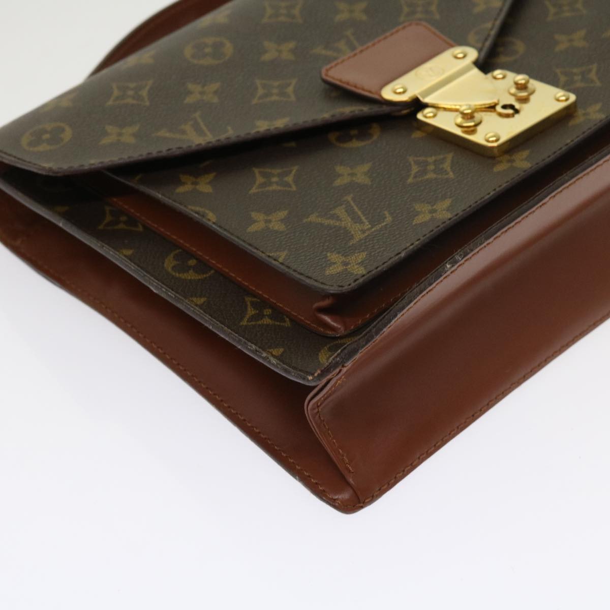 LOUIS VUITTON Monogram Monceau 28 Hand Bag 2way M51185 LV 62788