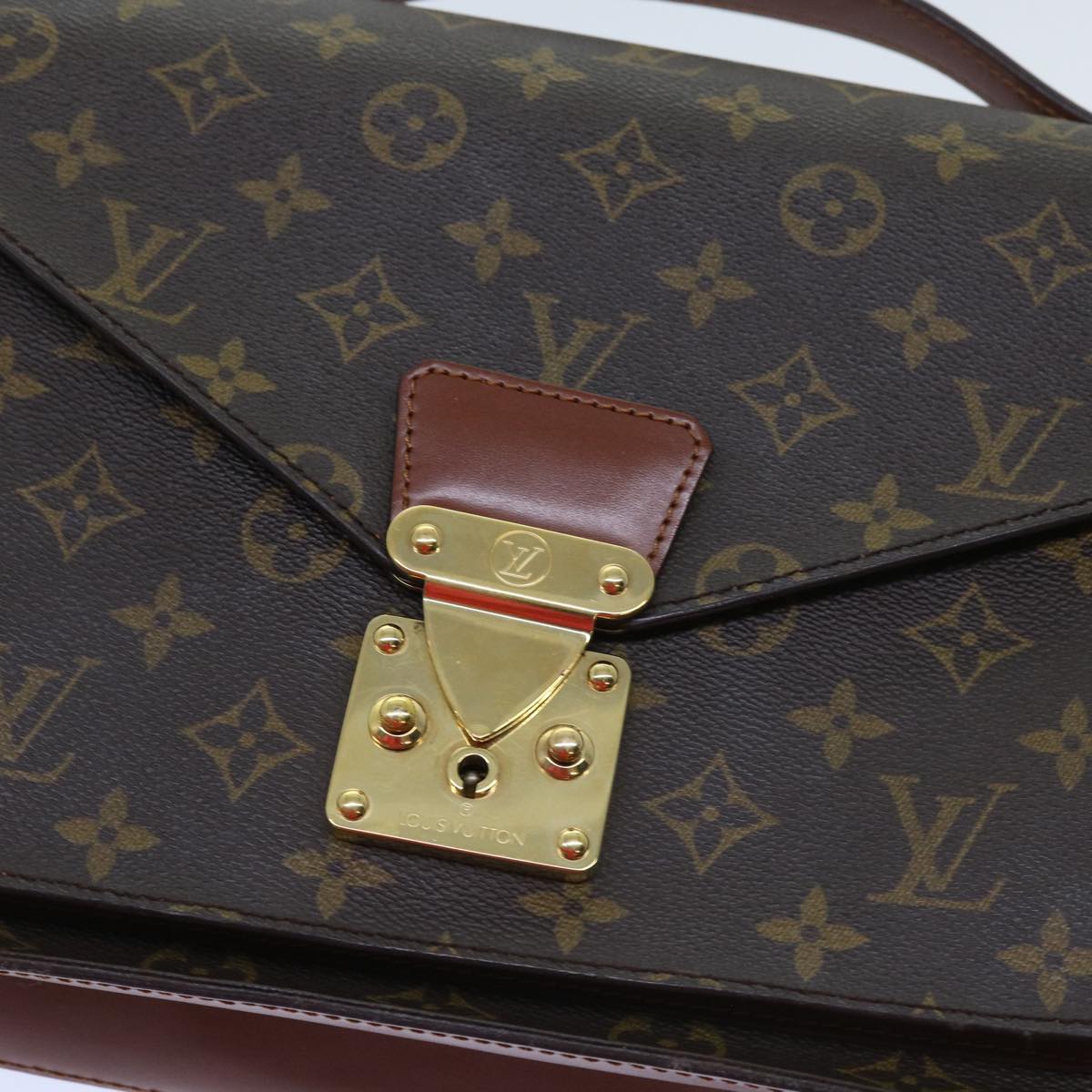 LOUIS VUITTON Monogram Monceau 28 Hand Bag 2way M51185 LV 62788