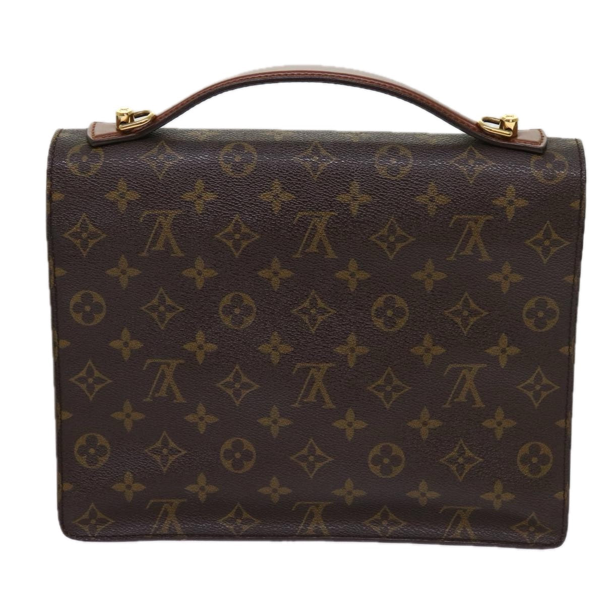 LOUIS VUITTON Monogram Monceau 28 Hand Bag 2way M51185 LV 62788