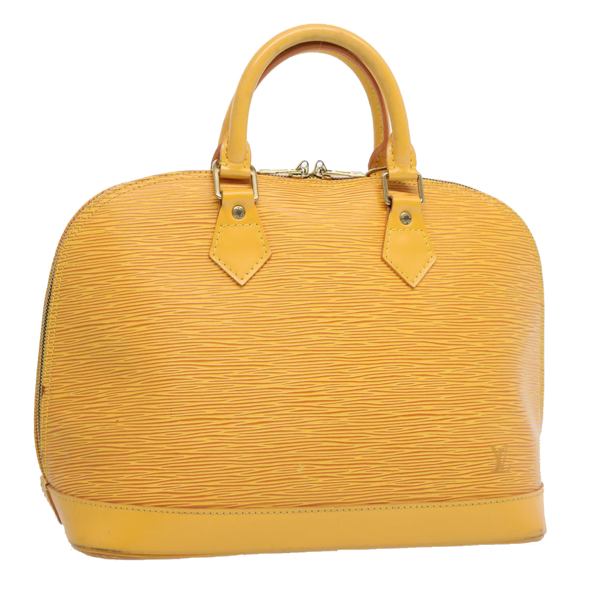 LOUIS VUITTON Epi Alma Hand Bag Tassili Yellow M52149 LV 62790