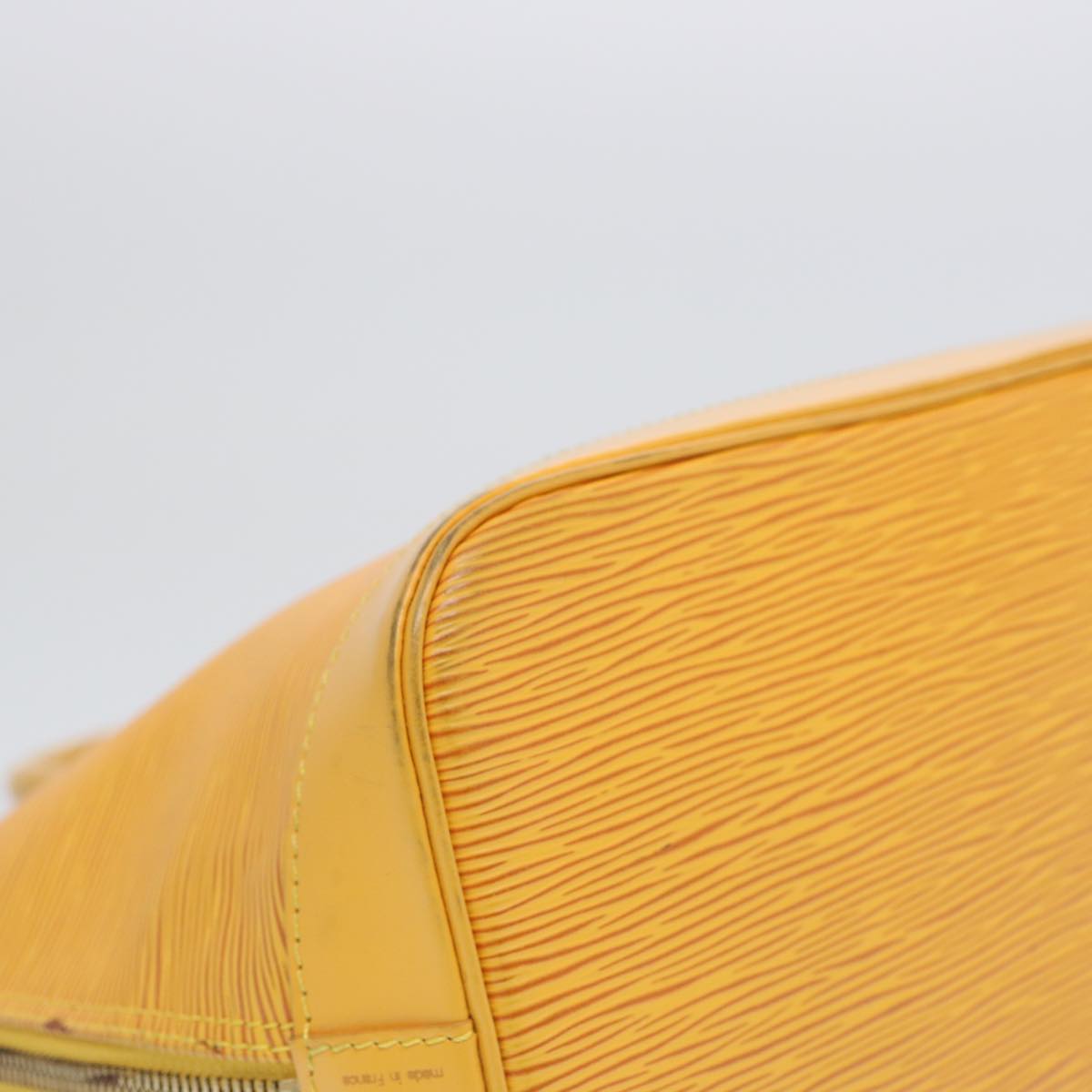 LOUIS VUITTON Epi Alma Hand Bag Tassili Yellow M52149 LV 62790