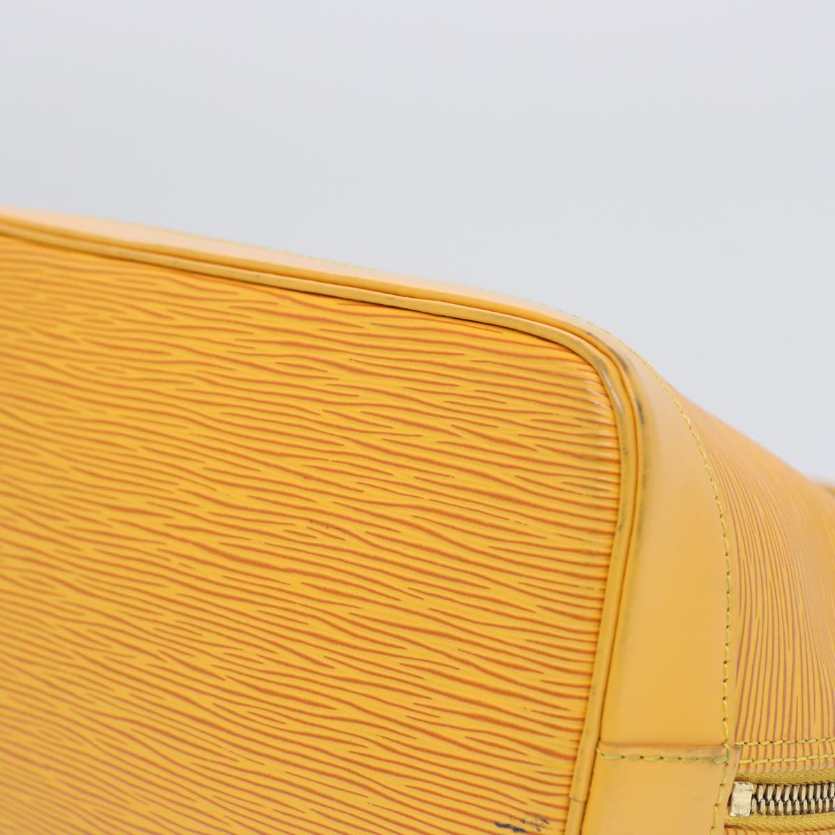 LOUIS VUITTON Epi Alma Hand Bag Tassili Yellow M52149 LV 62790