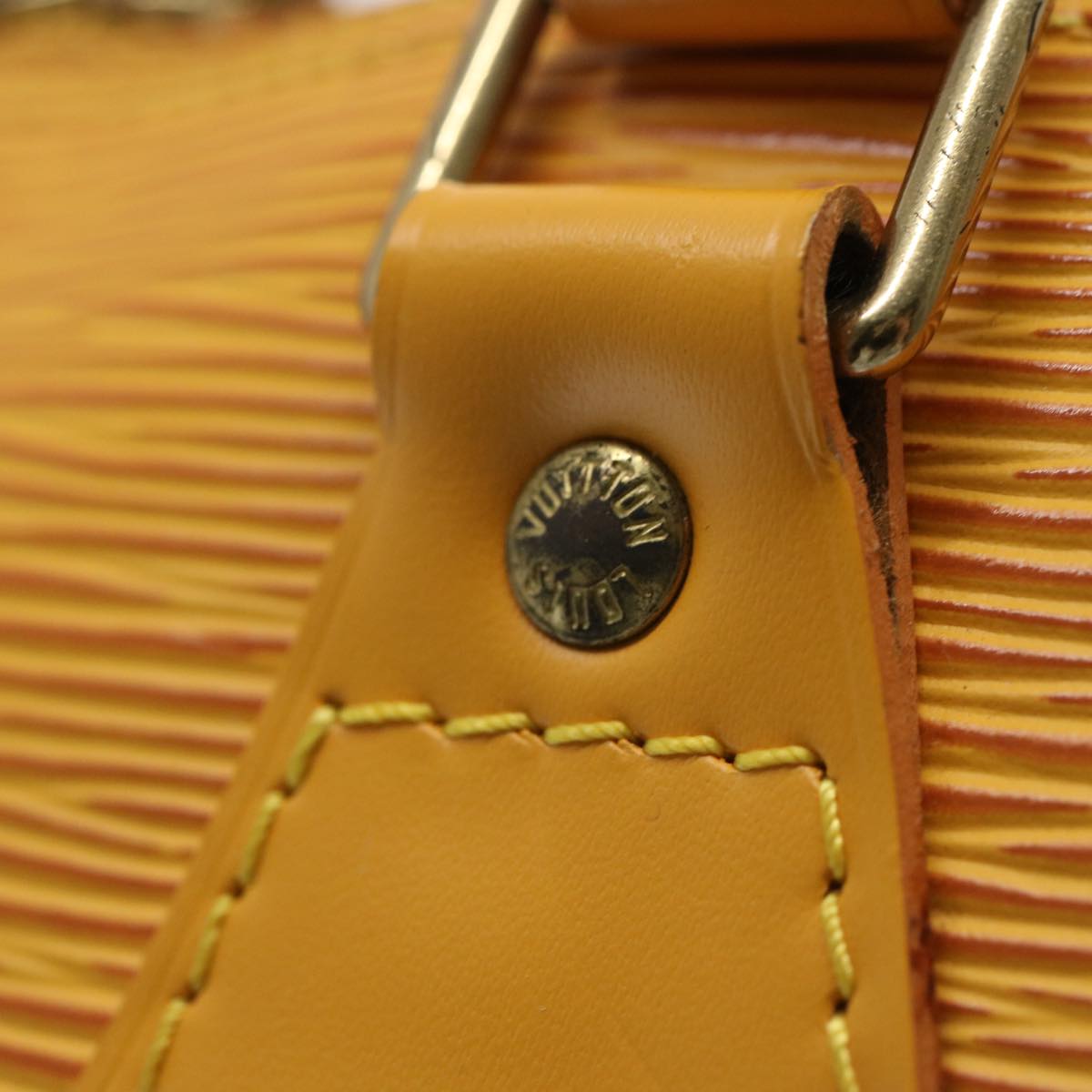 LOUIS VUITTON Epi Alma Hand Bag Tassili Yellow M52149 LV 62790