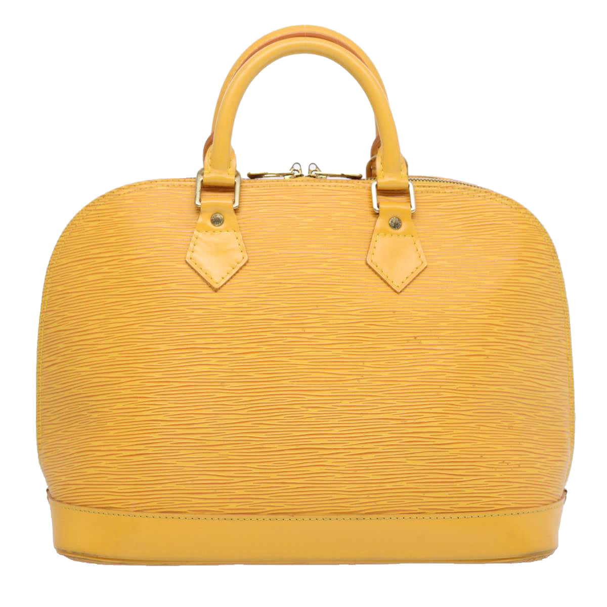 LOUIS VUITTON Epi Alma Hand Bag Tassili Yellow M52149 LV 62790