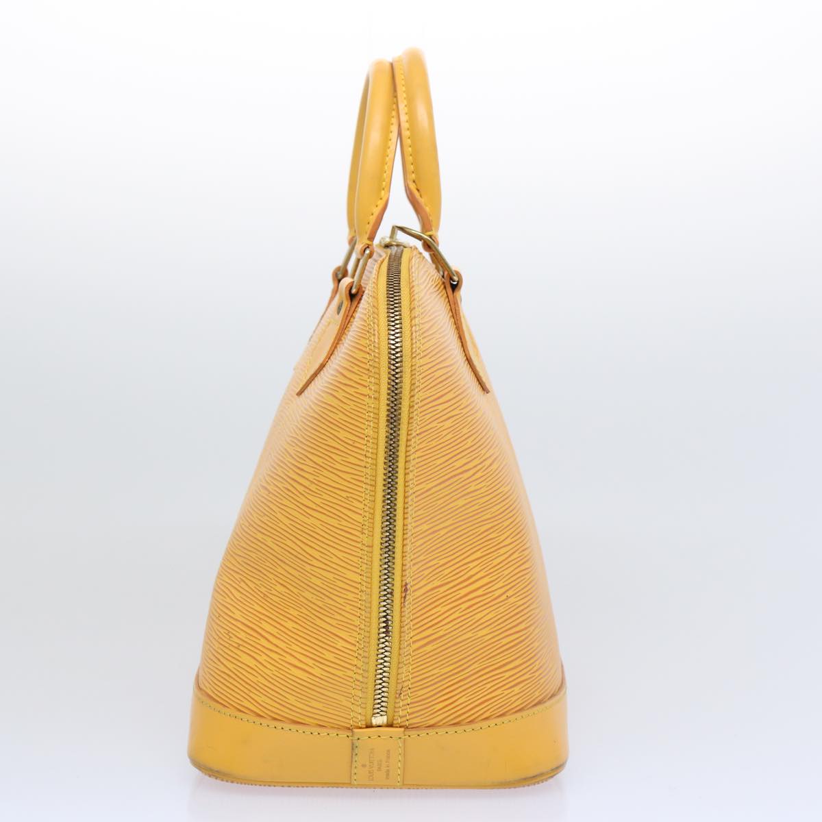 LOUIS VUITTON Epi Alma Hand Bag Tassili Yellow M52149 LV 62790