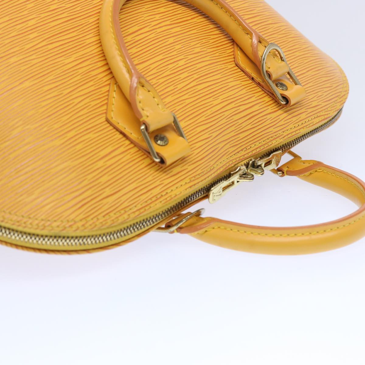 LOUIS VUITTON Epi Alma Hand Bag Tassili Yellow M52149 LV 62790
