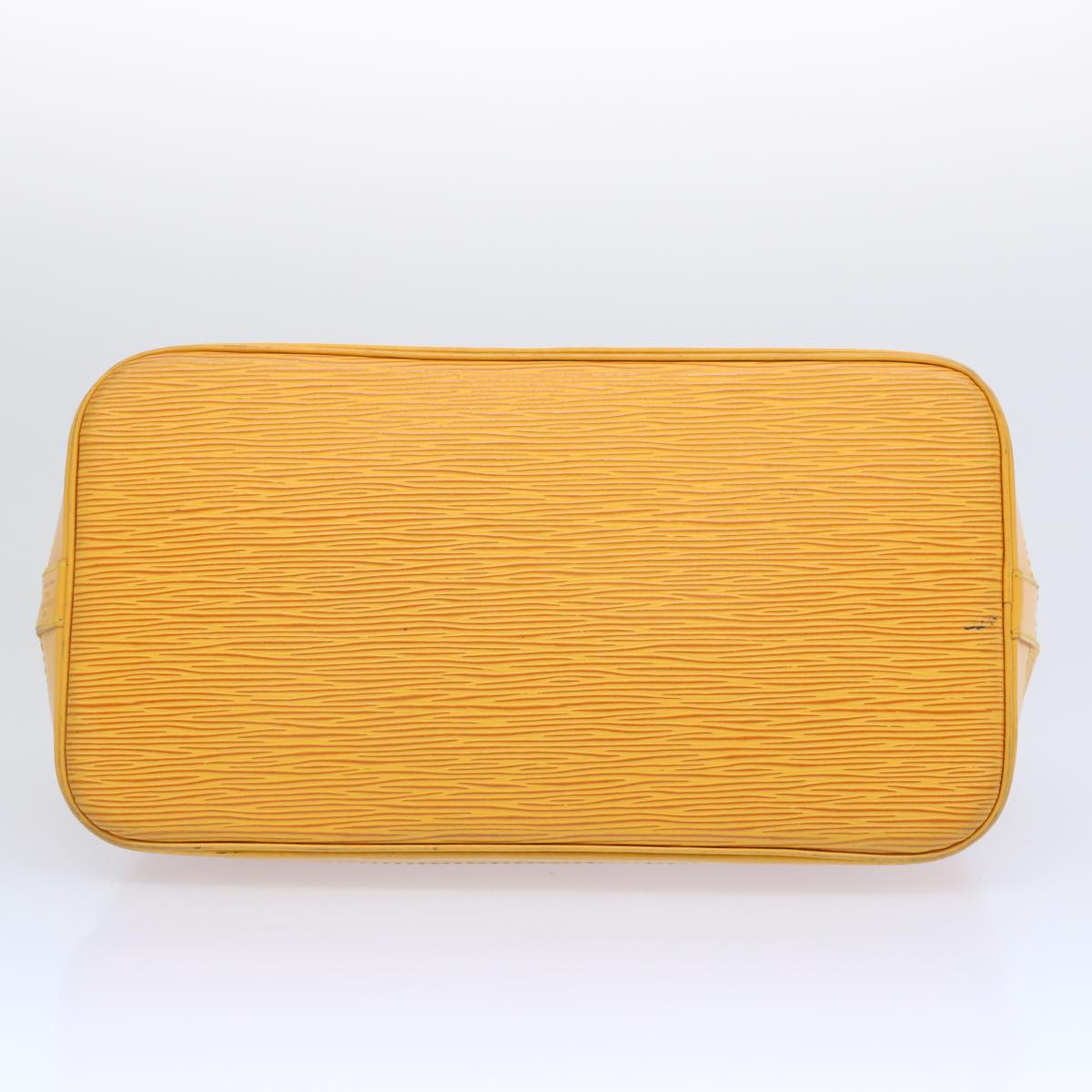 LOUIS VUITTON Epi Alma Hand Bag Tassili Yellow M52149 LV 62790